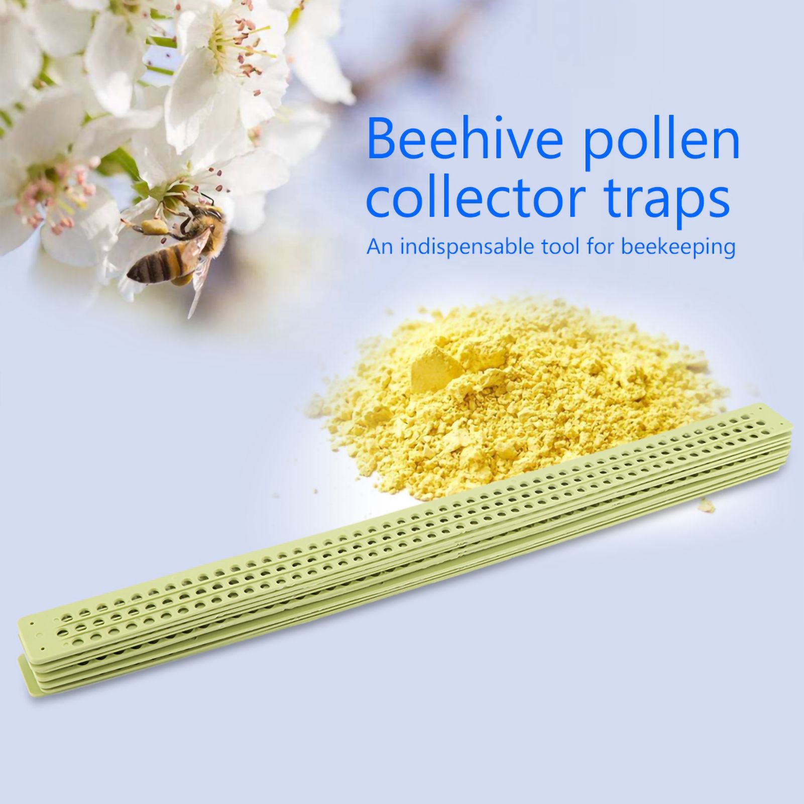 10Pcs Bee Beehive Plastic Pollen Collector Traps Tool Beekeeping Equipment view 4