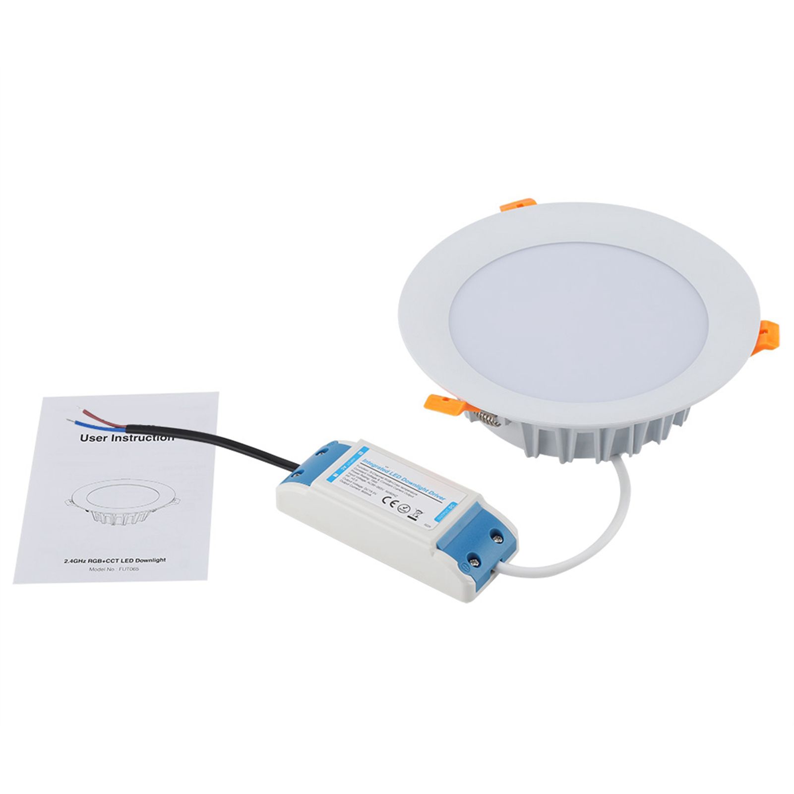 Milight 18W RGB+CCT Dimmable LED Panel Downlight Recessed Ceiling WiFi Light