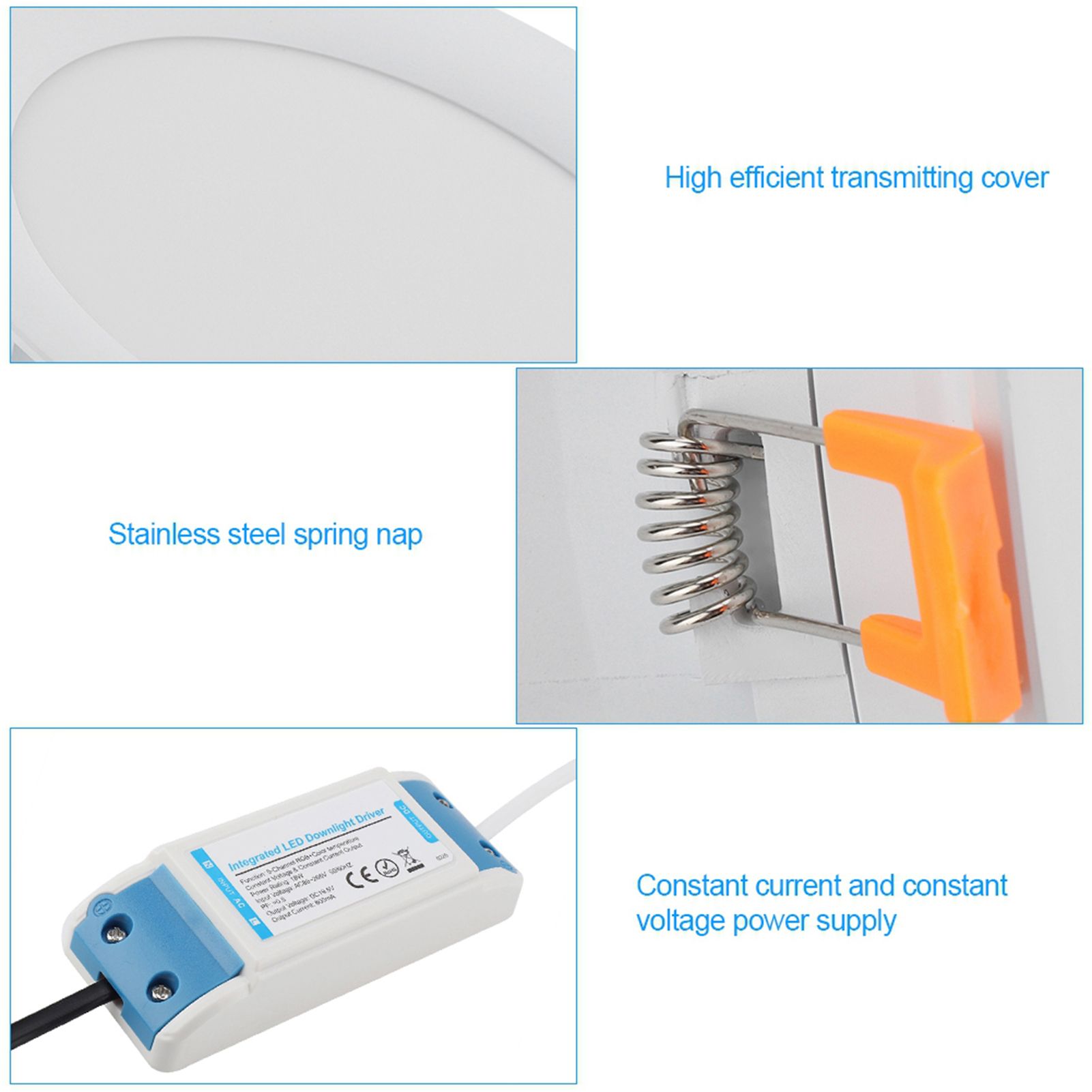 Milight 18W RGB+CCT Dimmable LED Panel Downlight Recessed Ceiling WiFi Light view 3