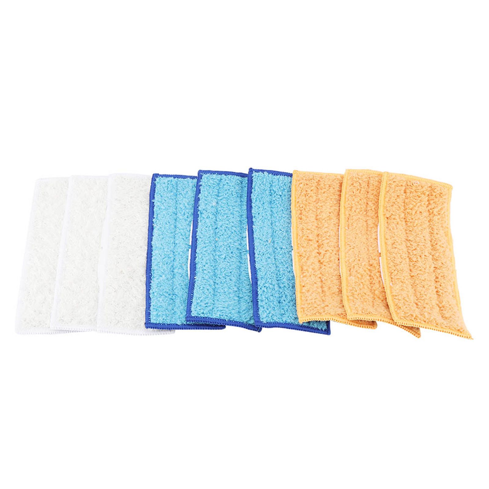 9 PCS Replacement Microfiber Mop Washable Mop head Mop Pads Fit Flat Spray view 2