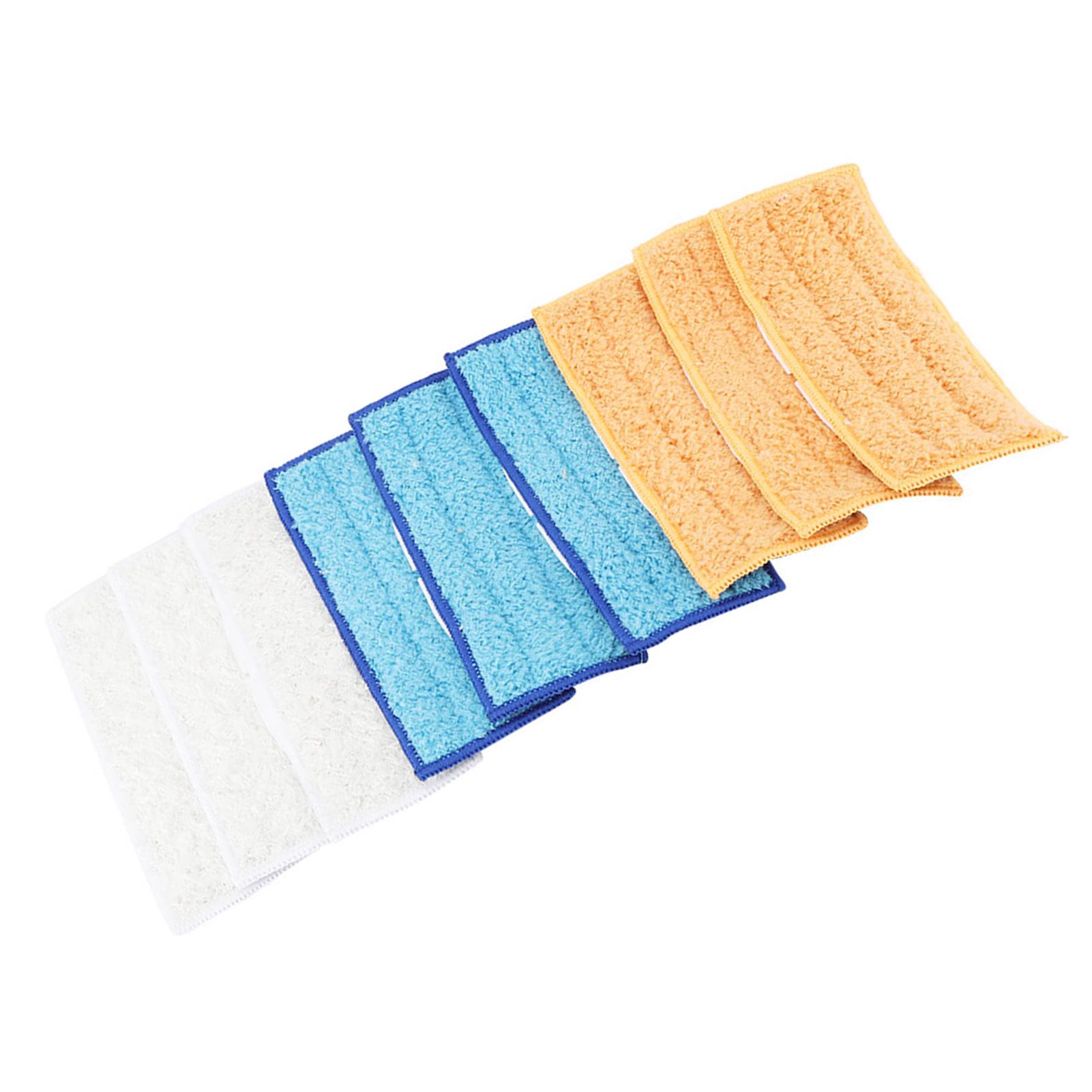 9 PCS Replacement Microfiber Mop Washable Mop head Mop Pads Fit Flat Spray view 3