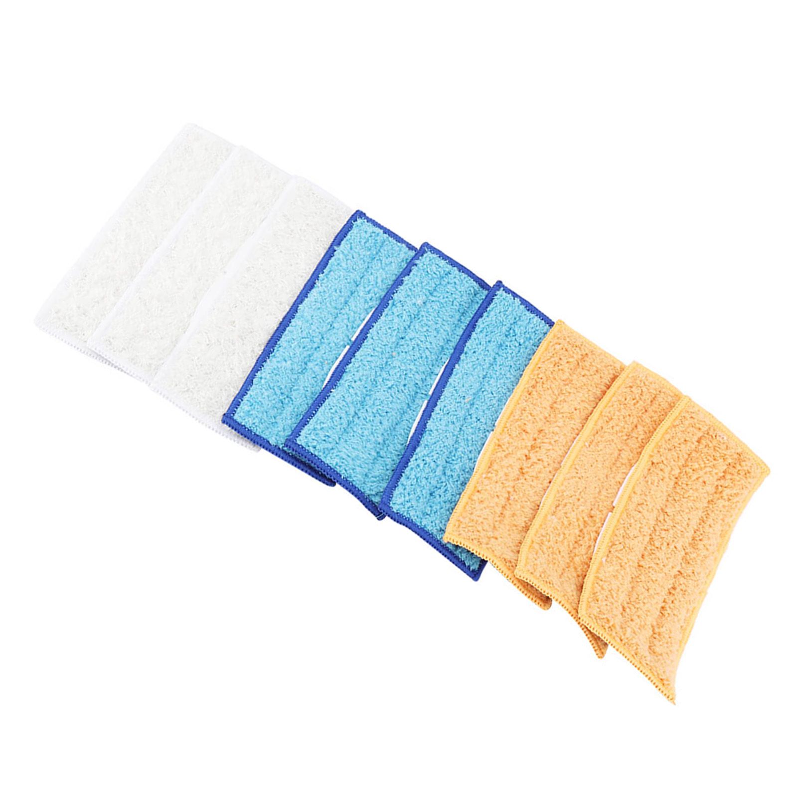 9 PCS Replacement Microfiber Mop Washable Mop head Mop Pads Fit Flat Spray view 4