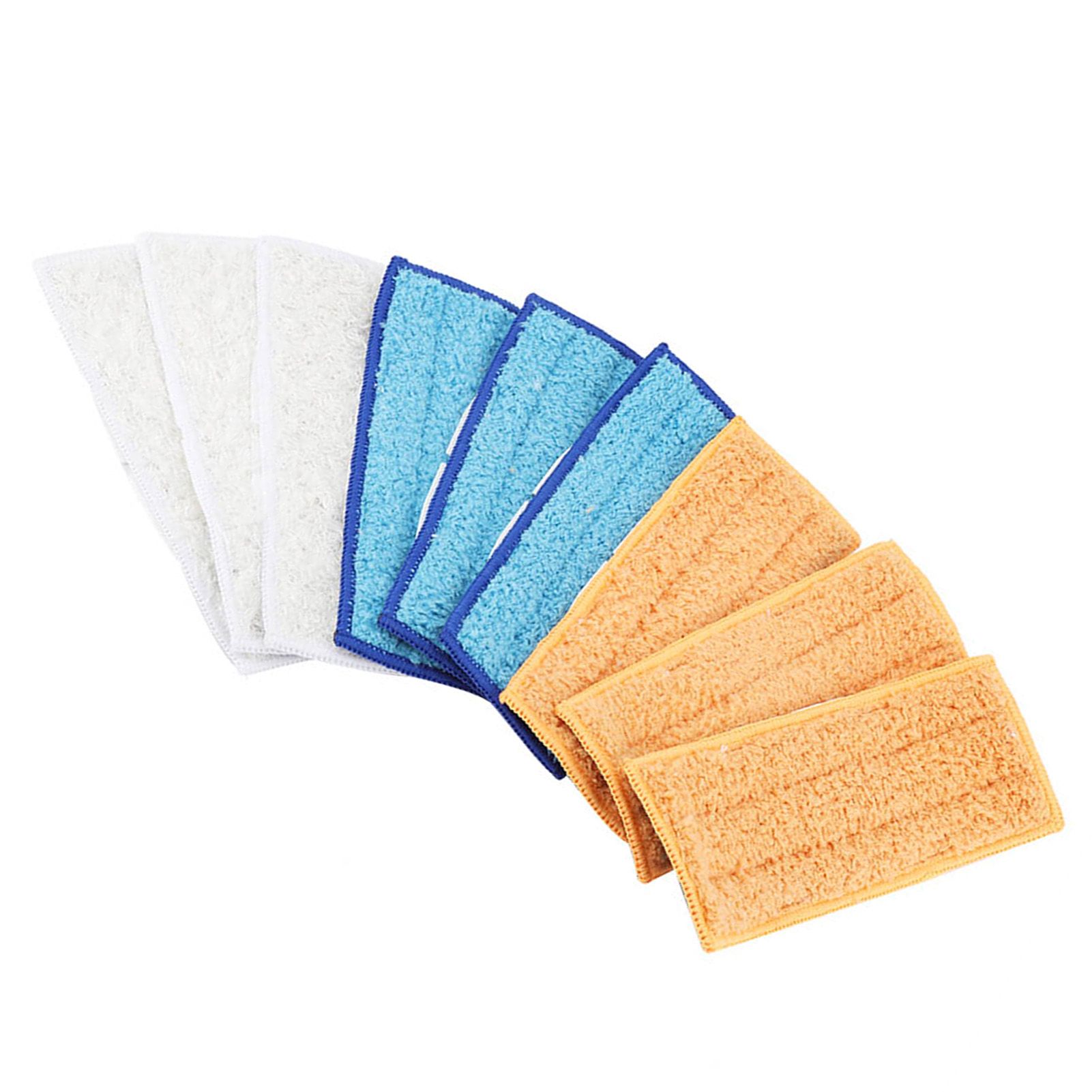 9 PCS Replacement Microfiber Mop Washable Mop head Mop Pads Fit Flat Spray view 7
