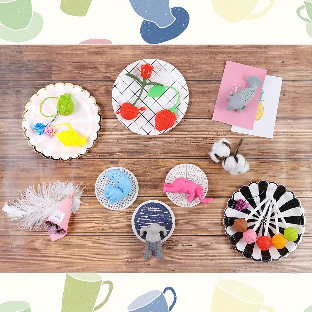 Silicone Tea Infuser Food Grade Lollipop Shape Design Tea Filter Funny Tea view 8