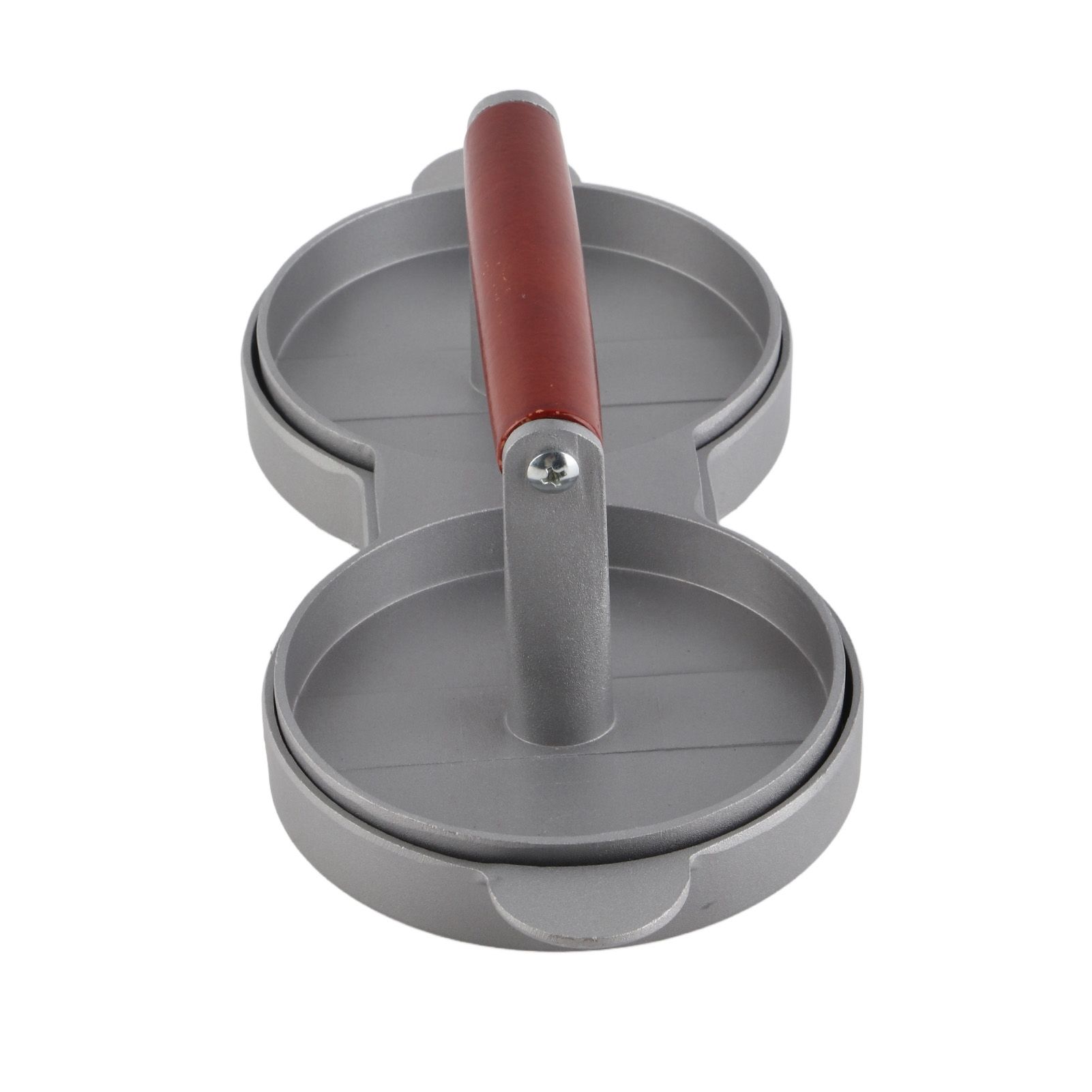 Aluminum Alloy NOn Stick Double Burger Press Mold Hamburger Meat Beef Kitchen view 8