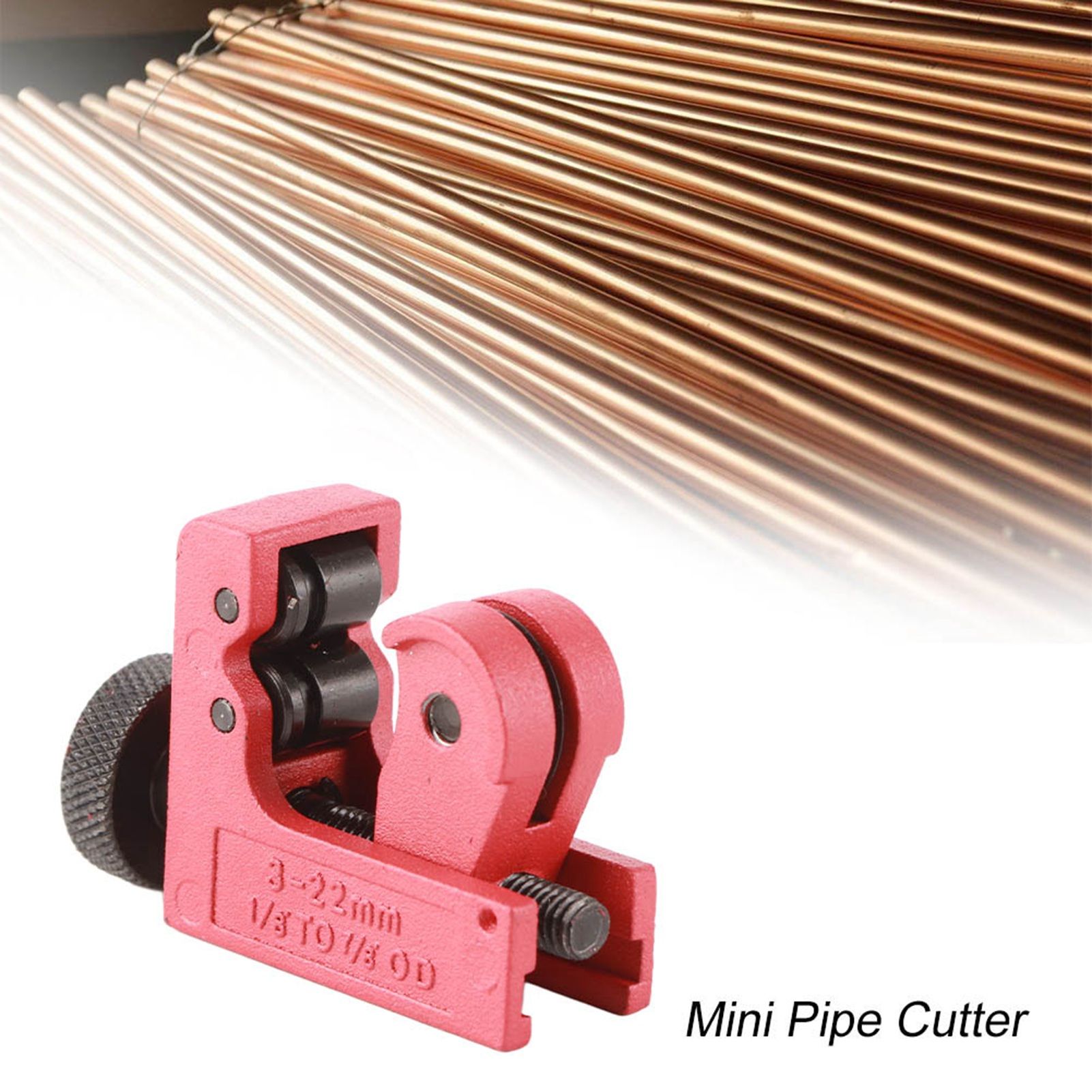 Mini Adjustable Tube Hose Tubing Cutter Cutting Tool for 3~22mm Copper view 2