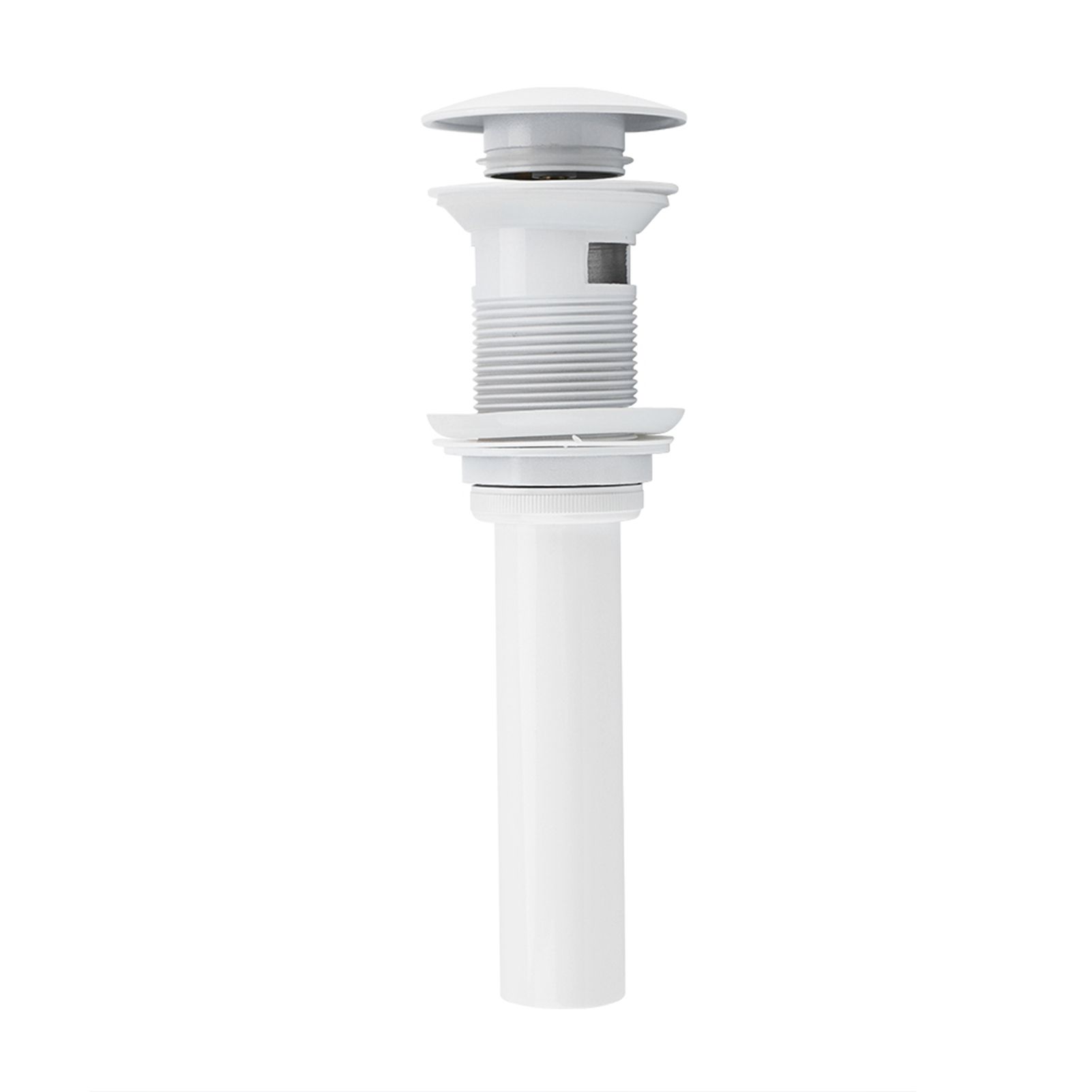 Kitchen Bathroom Basin Sink White Coating Brass Pop Up Drain Stopper with view 7