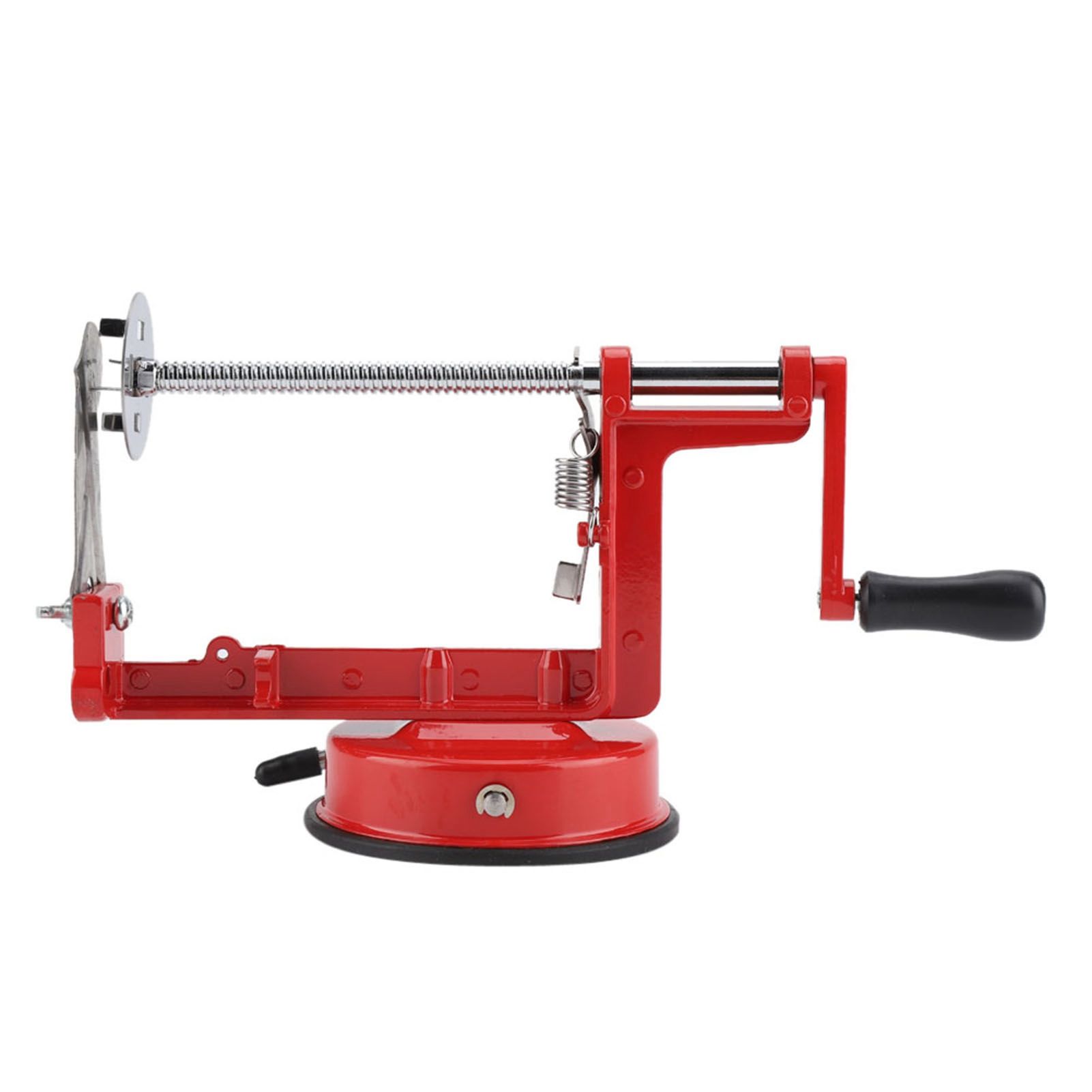 Stainless Steel Hand Crank Manual Spiral Potato Chips Twister Cutter Suction view 6