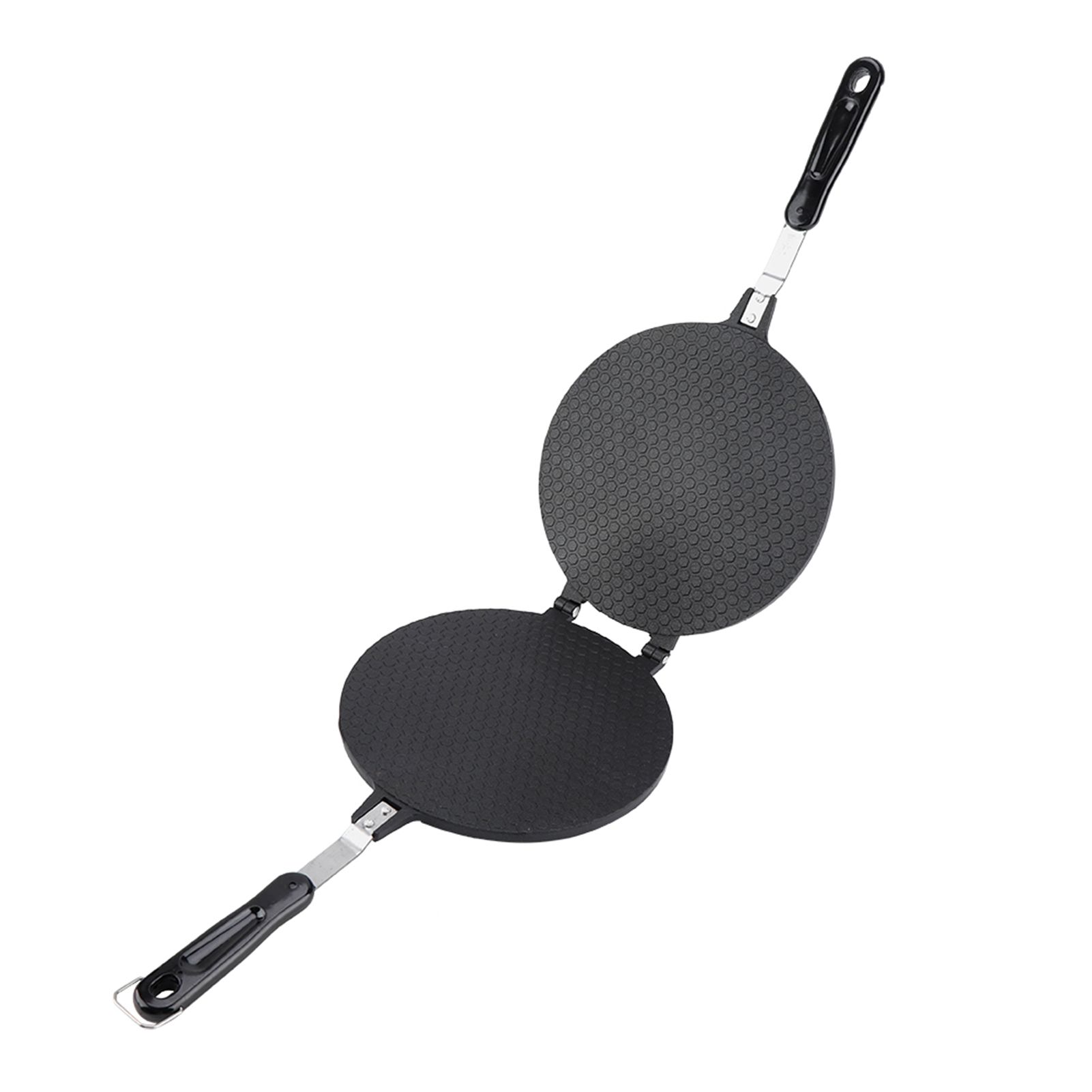 Household Kitchen Gas NOn Stick Egg Roll Waffle Cone Maker Pan Mold Press view 4