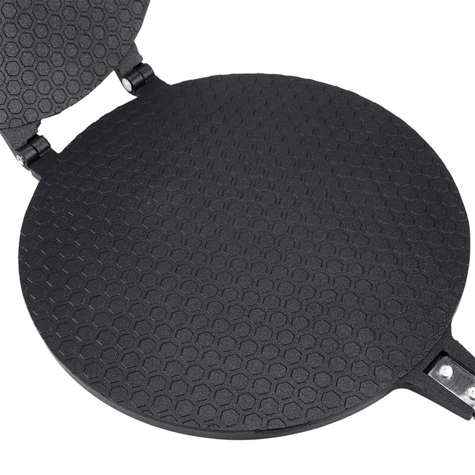 Household Kitchen Gas NOn Stick Egg Roll Waffle Cone Maker Pan Mold Press view 13