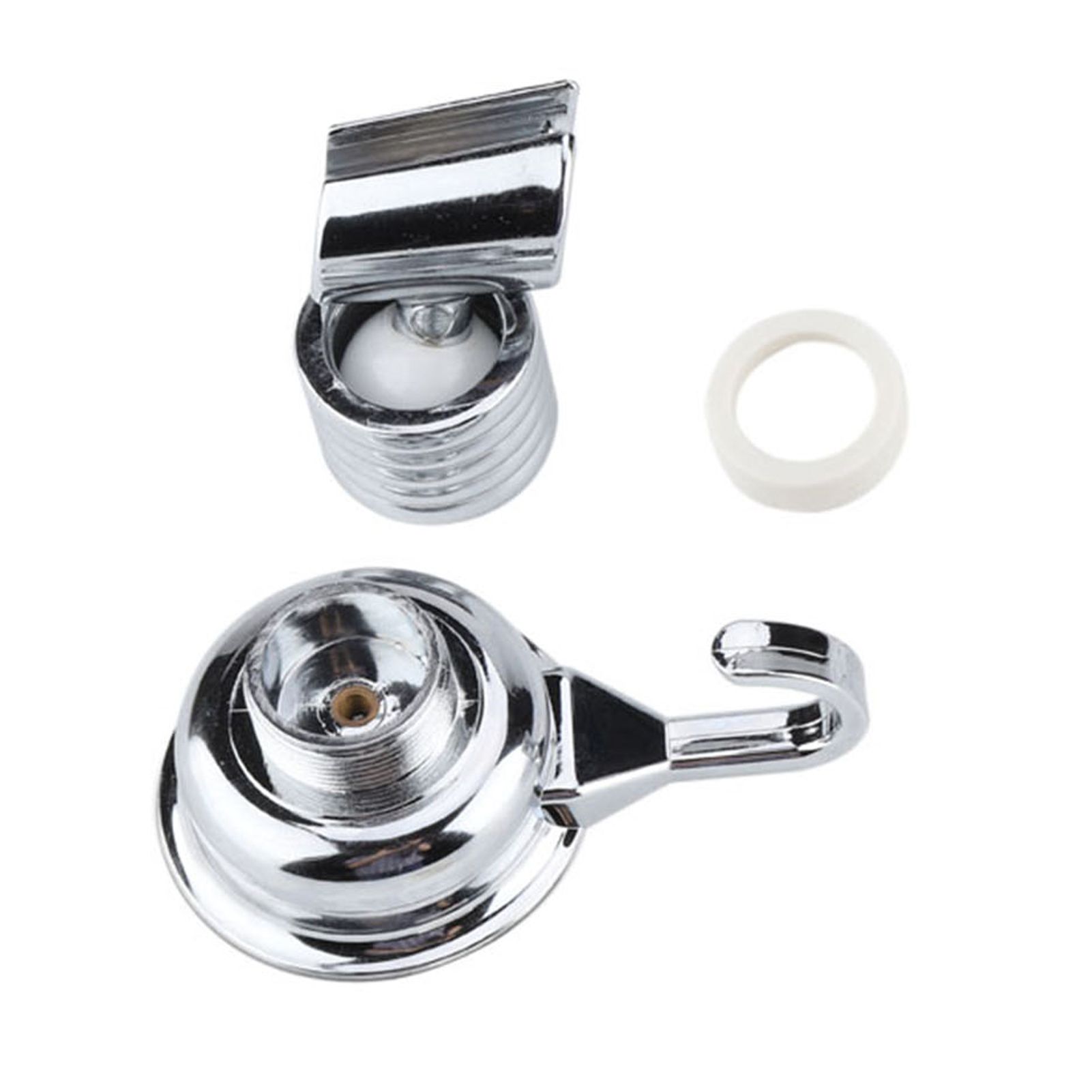 Strong Suction Cup Adjustable Shower Head Holder with Towel Hook Bathroom Wall view 13