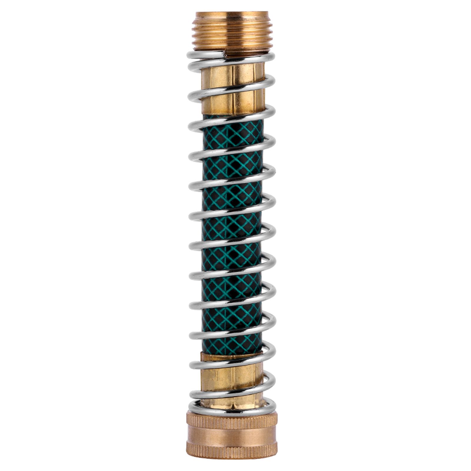 Garden Faucet Extension Hose Connector Spring Coil Kink Protector Irrigation — image 1