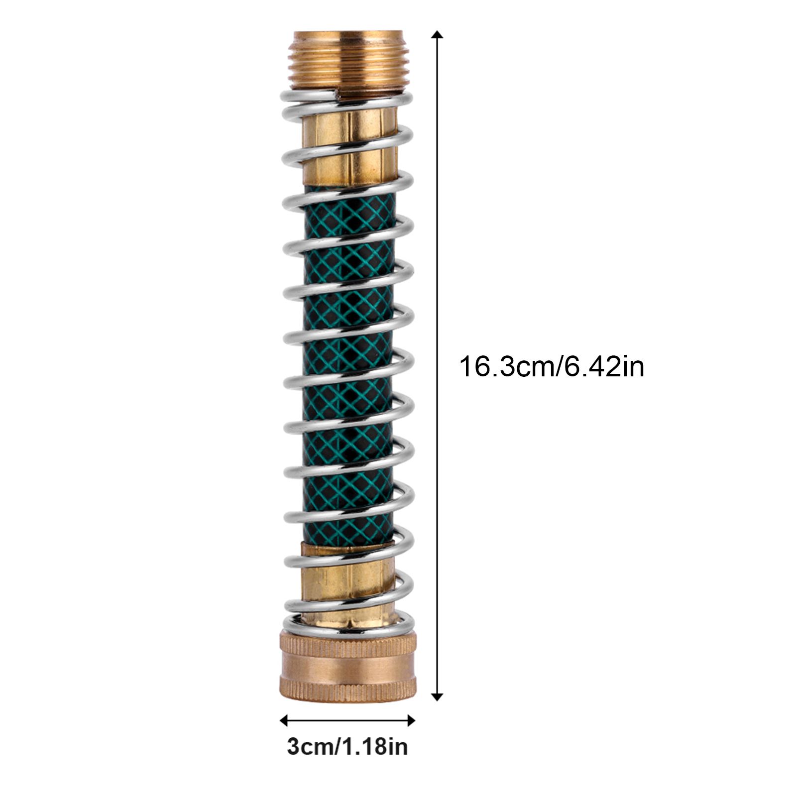 Garden Faucet Extension Hose Connector Spring Coil Kink Protector Irrigation view 8