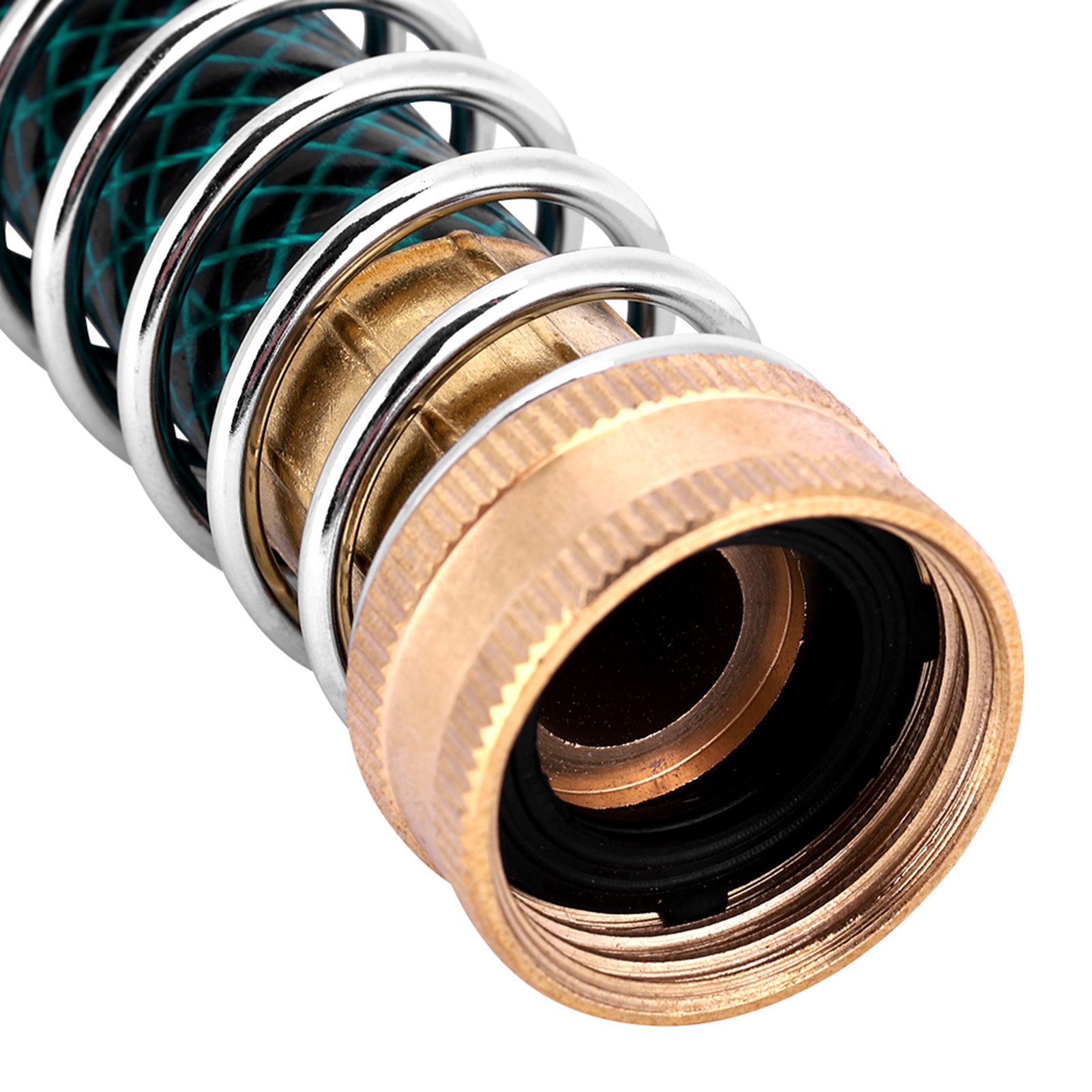 Garden Faucet Extension Hose Connector Spring Coil Kink Protector Irrigation view 10