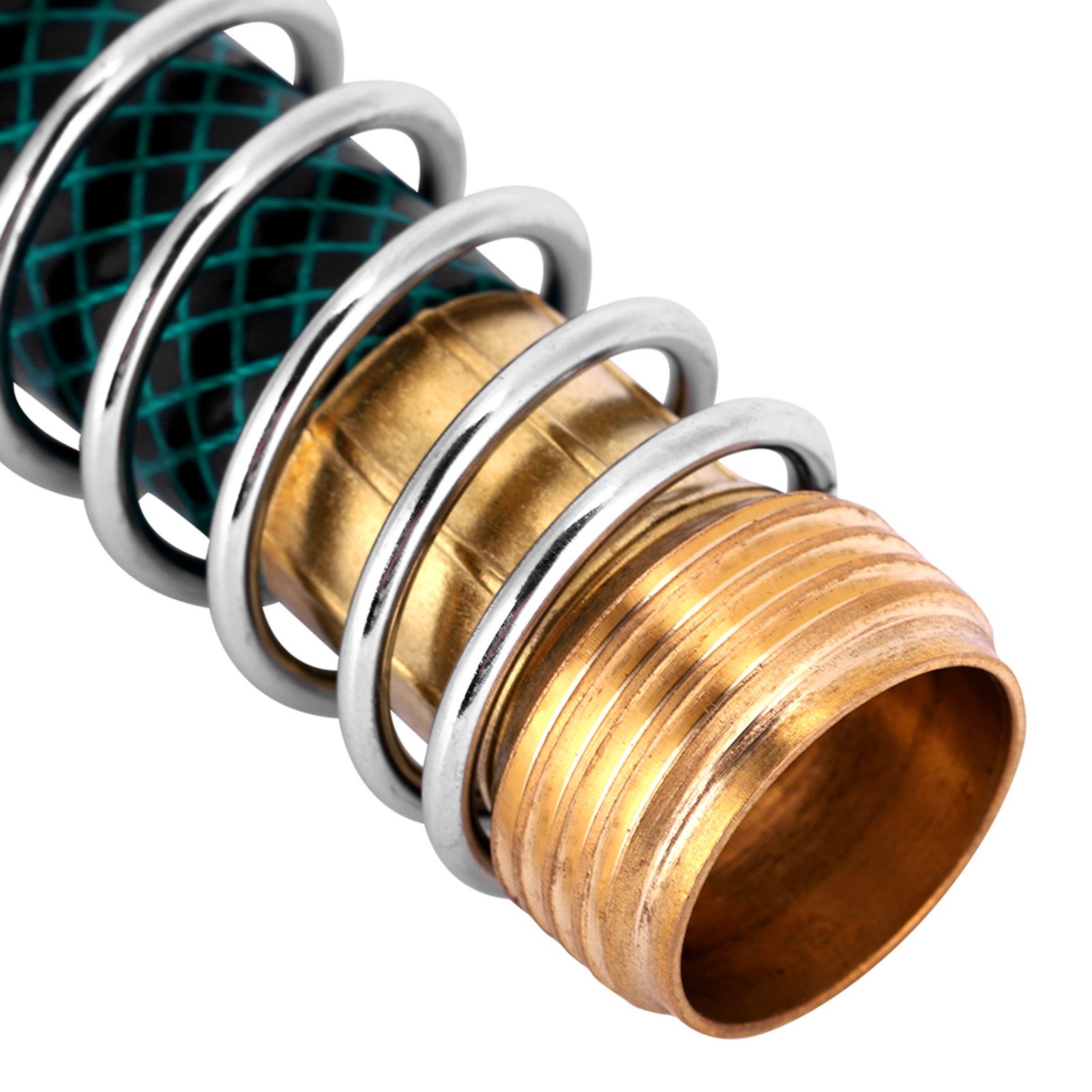 Garden Faucet Extension Hose Connector Spring Coil Kink Protector Irrigation view 11