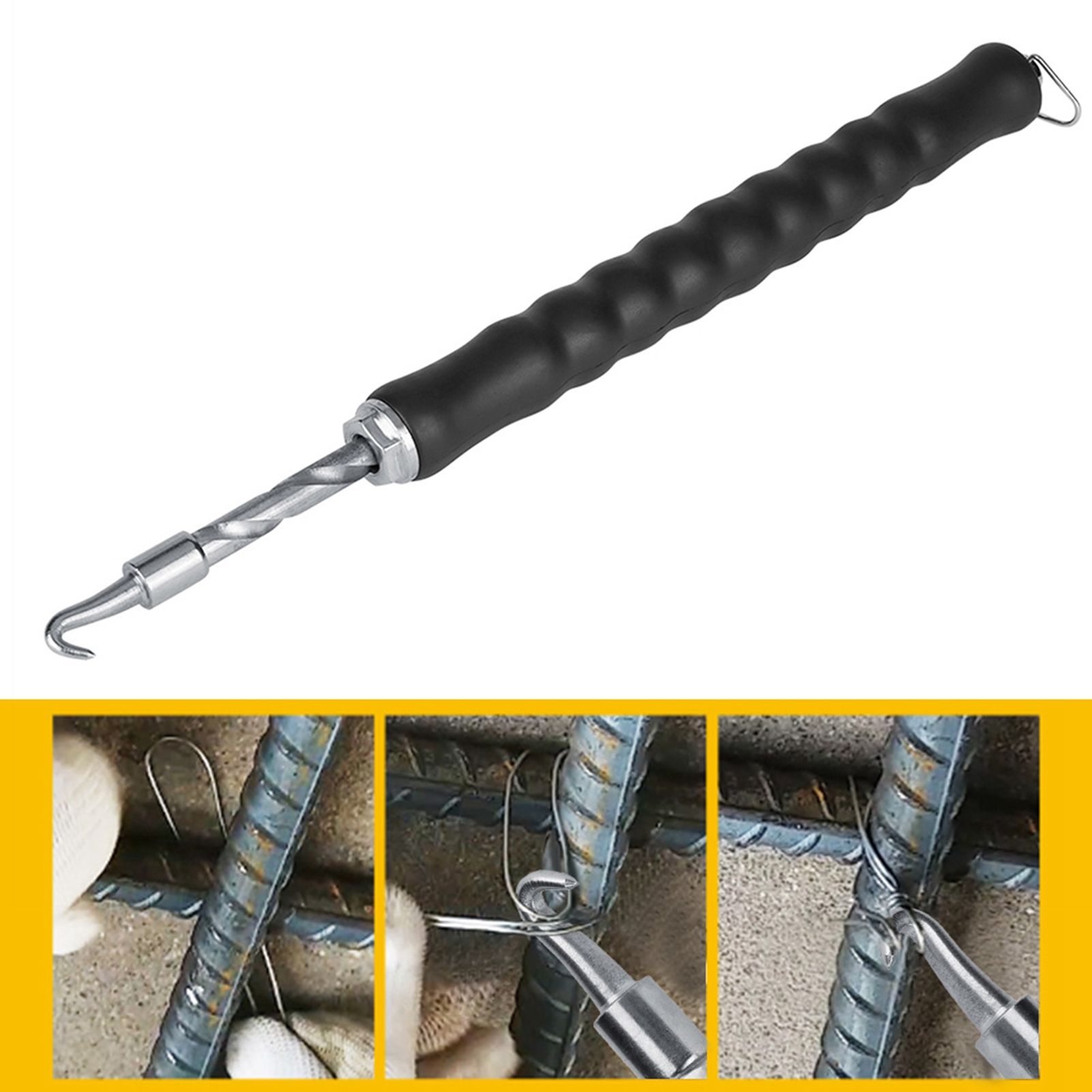 Rebar Wire Hook Semiautomatic Retractable Hook Construction Site Reinforcement view 12