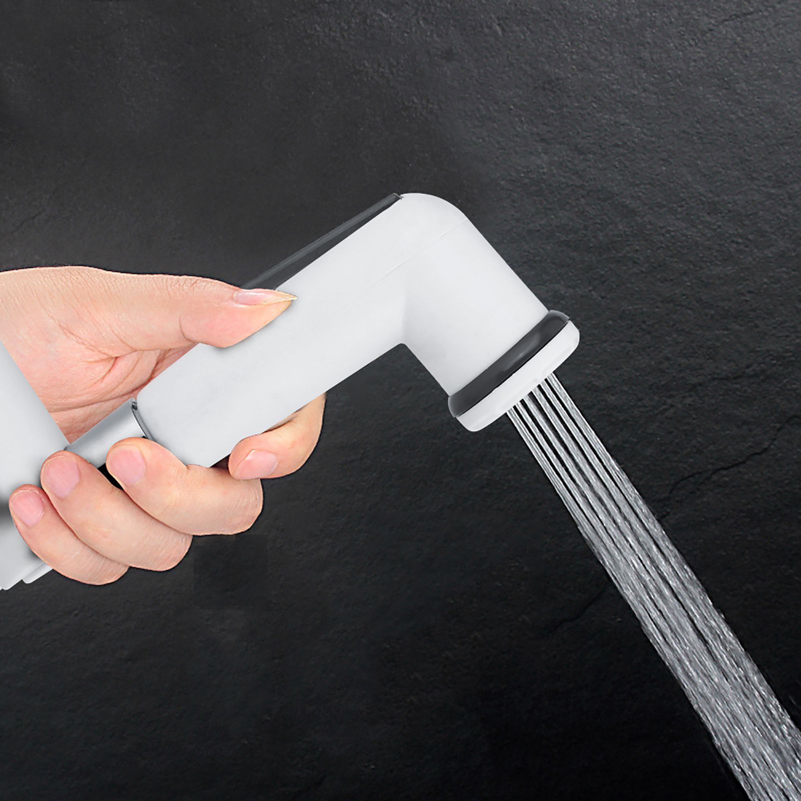 Portable ABS Plastic Hand Held Bidet Sprayer Bathroom Shower Spray Head Set view 4