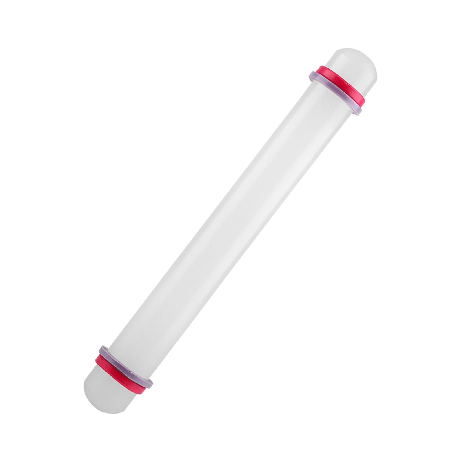 9in Non Stick Plastic Rolling Pin with Ring Fondant Cake Cookie Dough Roller view 3