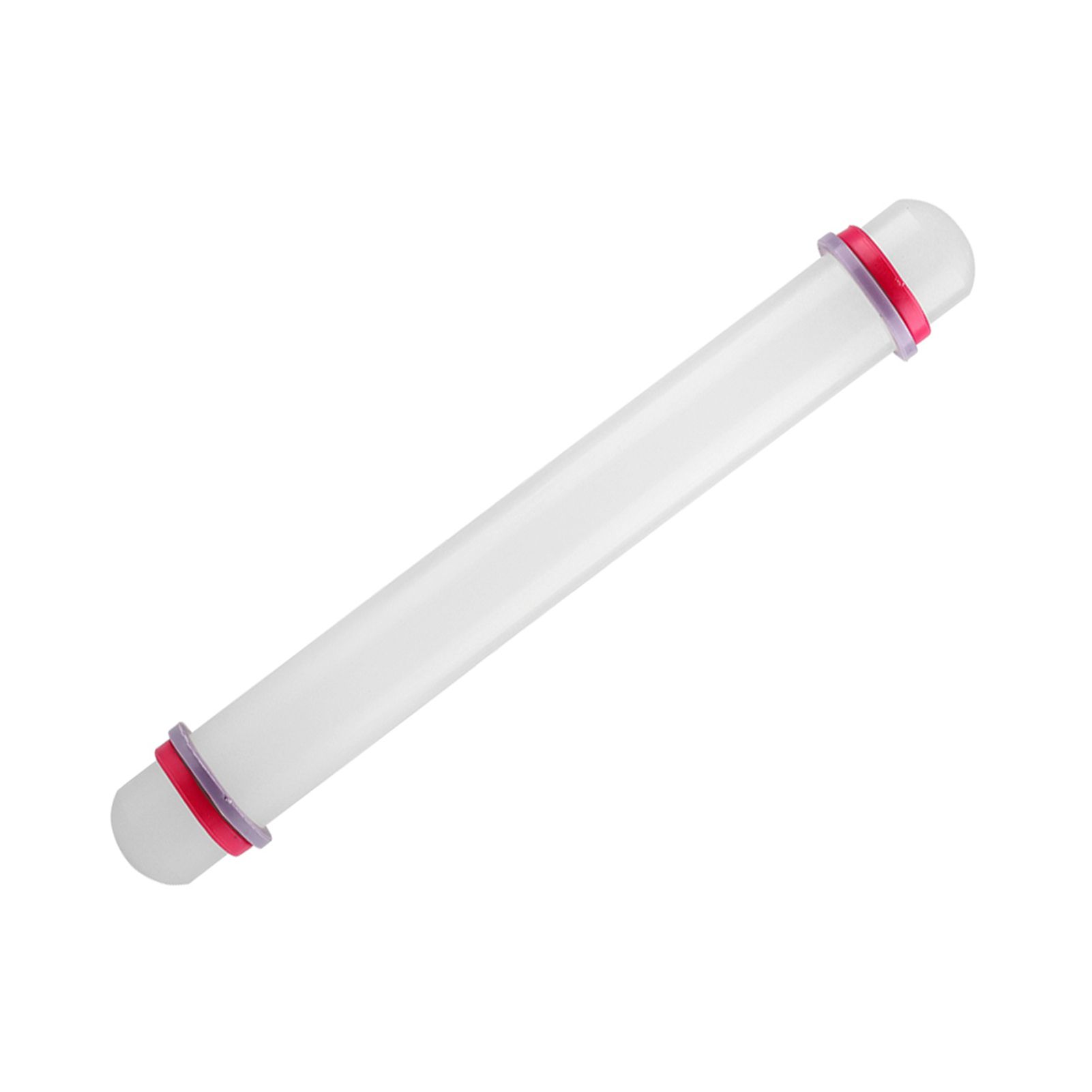 9in Non Stick Plastic Rolling Pin with Ring Fondant Cake Cookie Dough Roller view 4