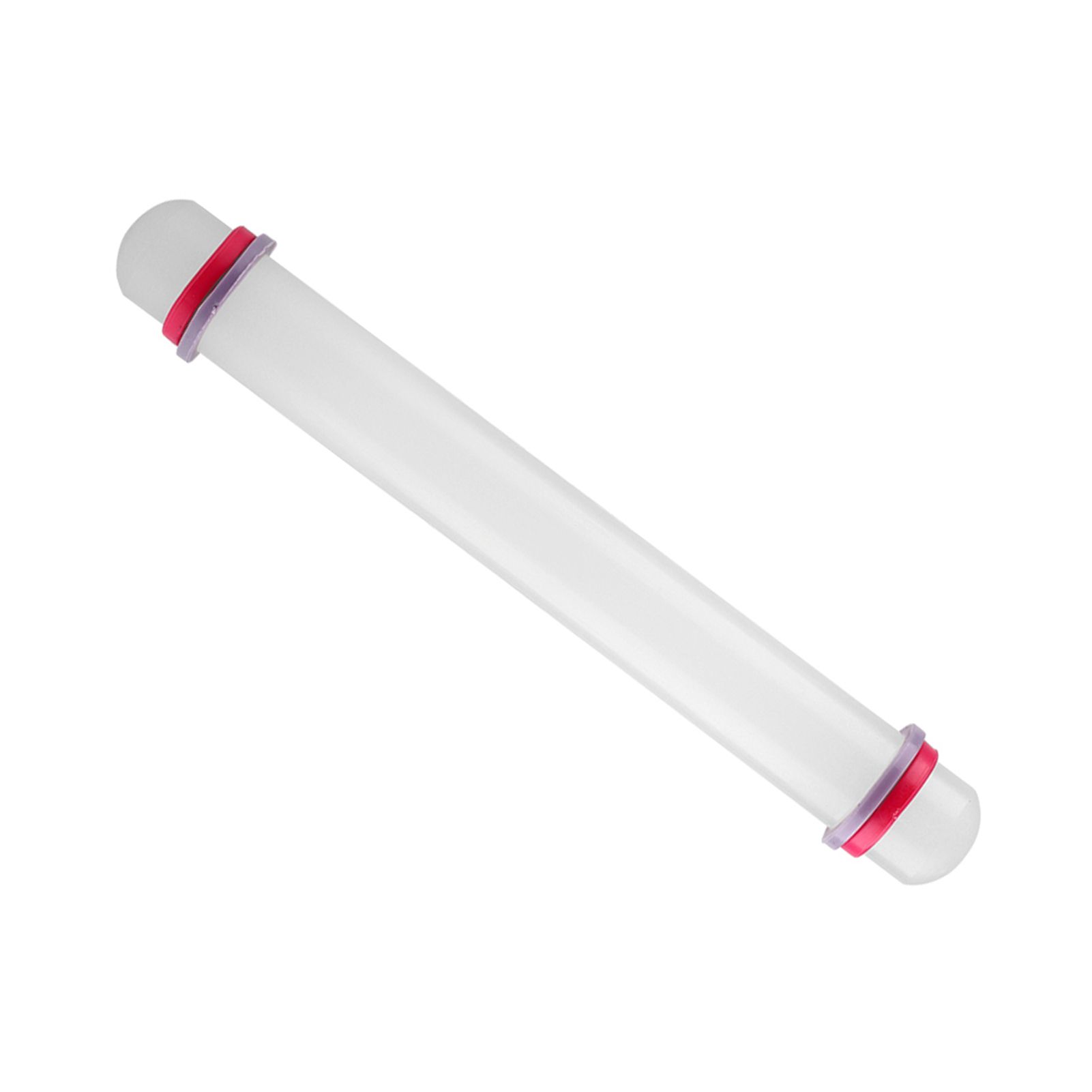 9in Non Stick Plastic Rolling Pin with Ring Fondant Cake Cookie Dough Roller view 8