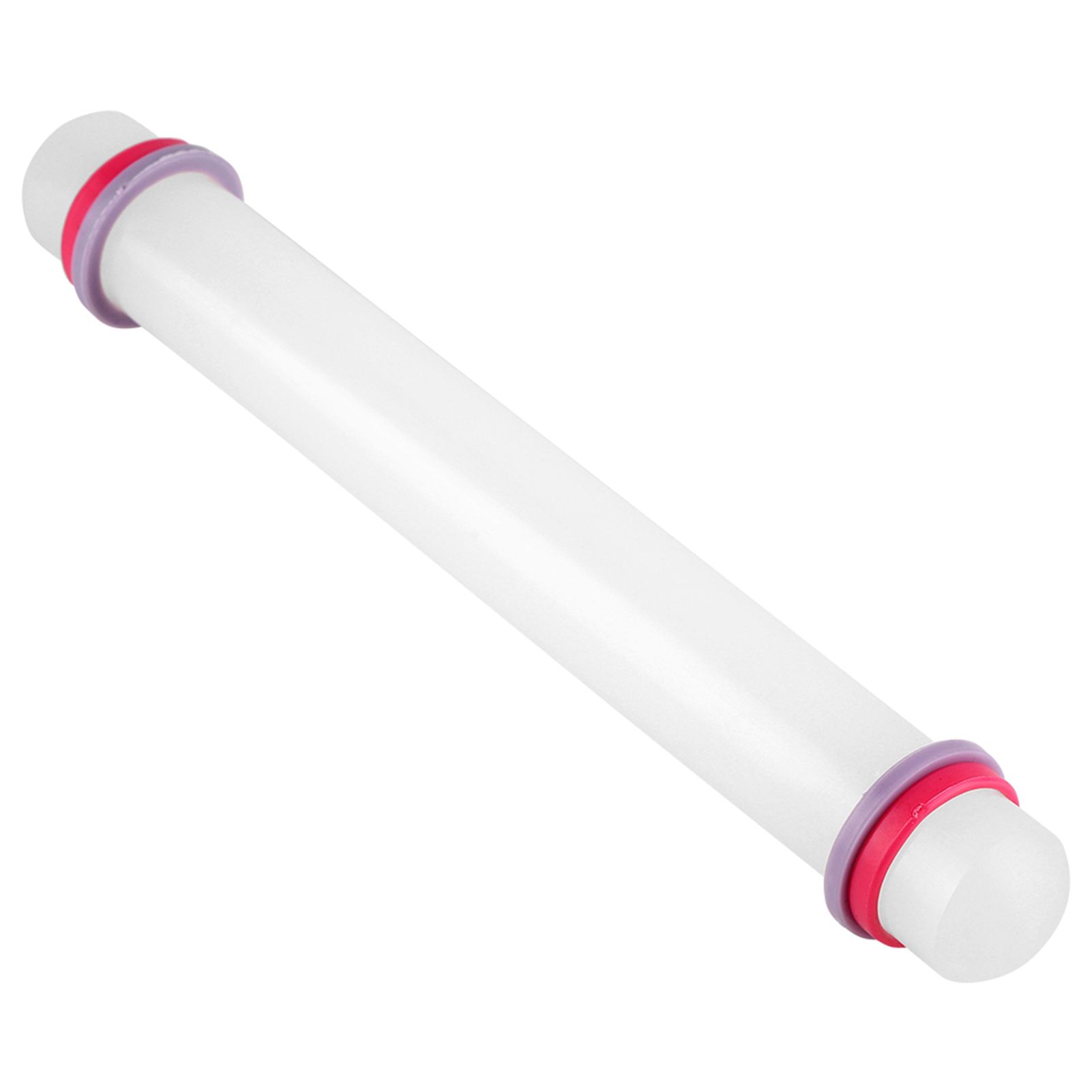 9in Non Stick Plastic Rolling Pin with Ring Fondant Cake Cookie Dough Roller view 12