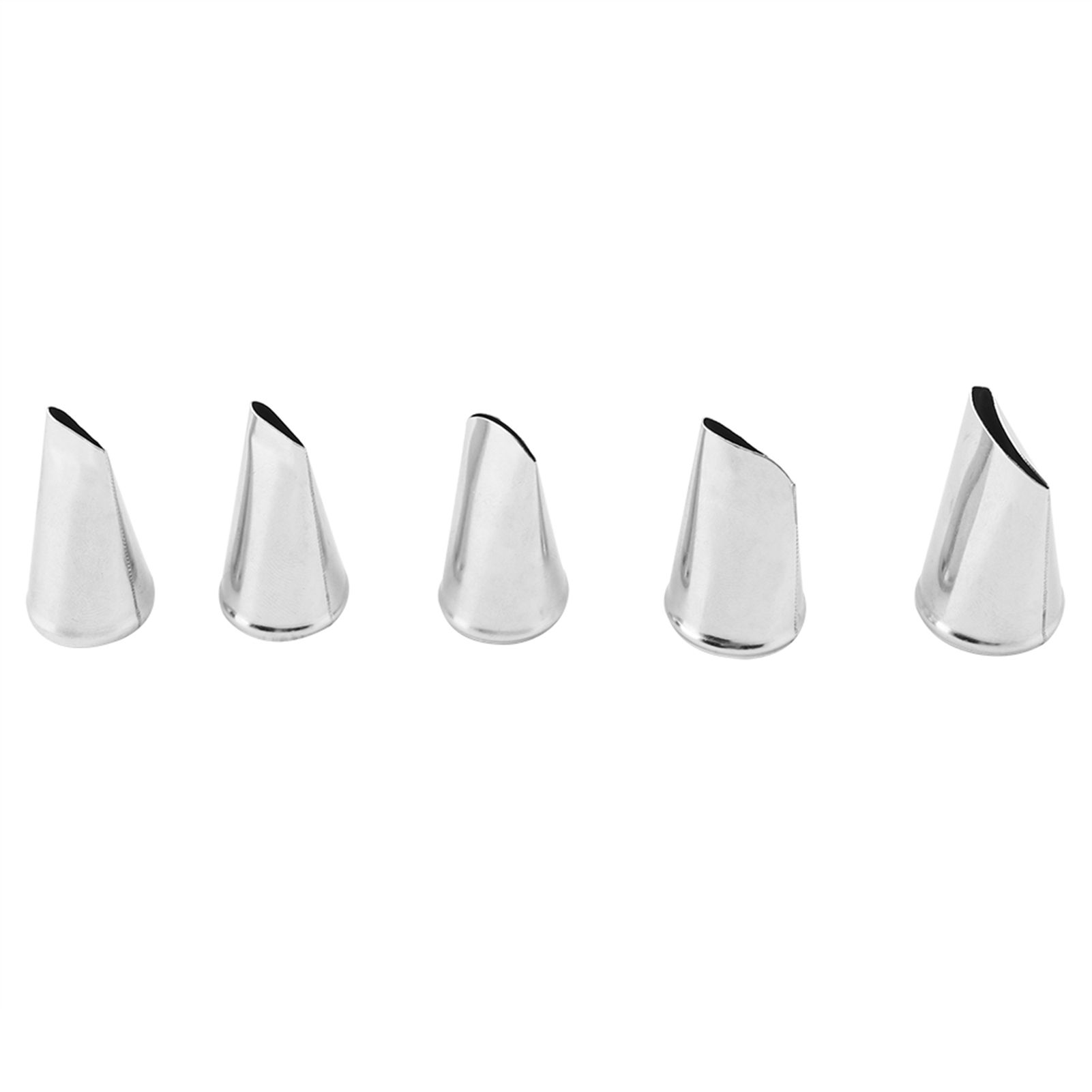 5pcs/set Stainless Steel Pastry Cream Icing Piping Nozzles DIY Baking Cupcake