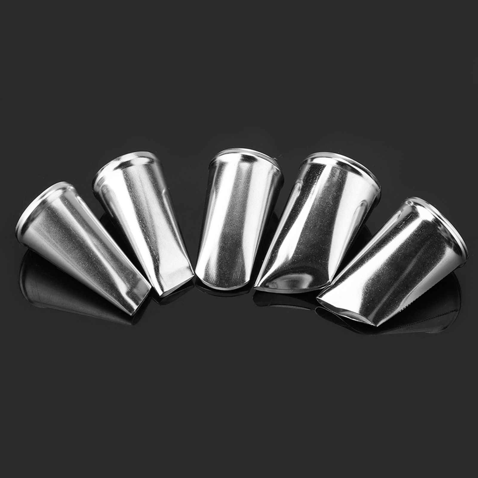 5pcs/set Stainless Steel Pastry Cream Icing Piping Nozzles DIY Baking Cupcake view 8