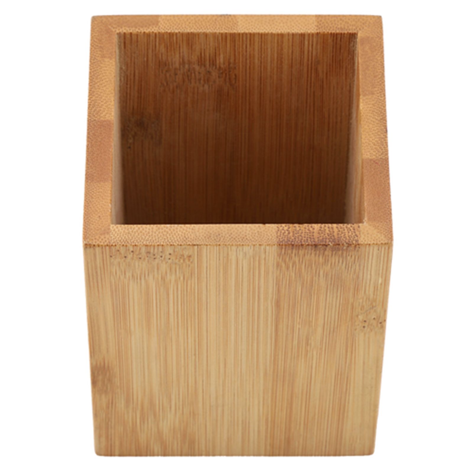 Bamboo Pen Holder Office School Desk Pencils Storage Organizer Stand view 2