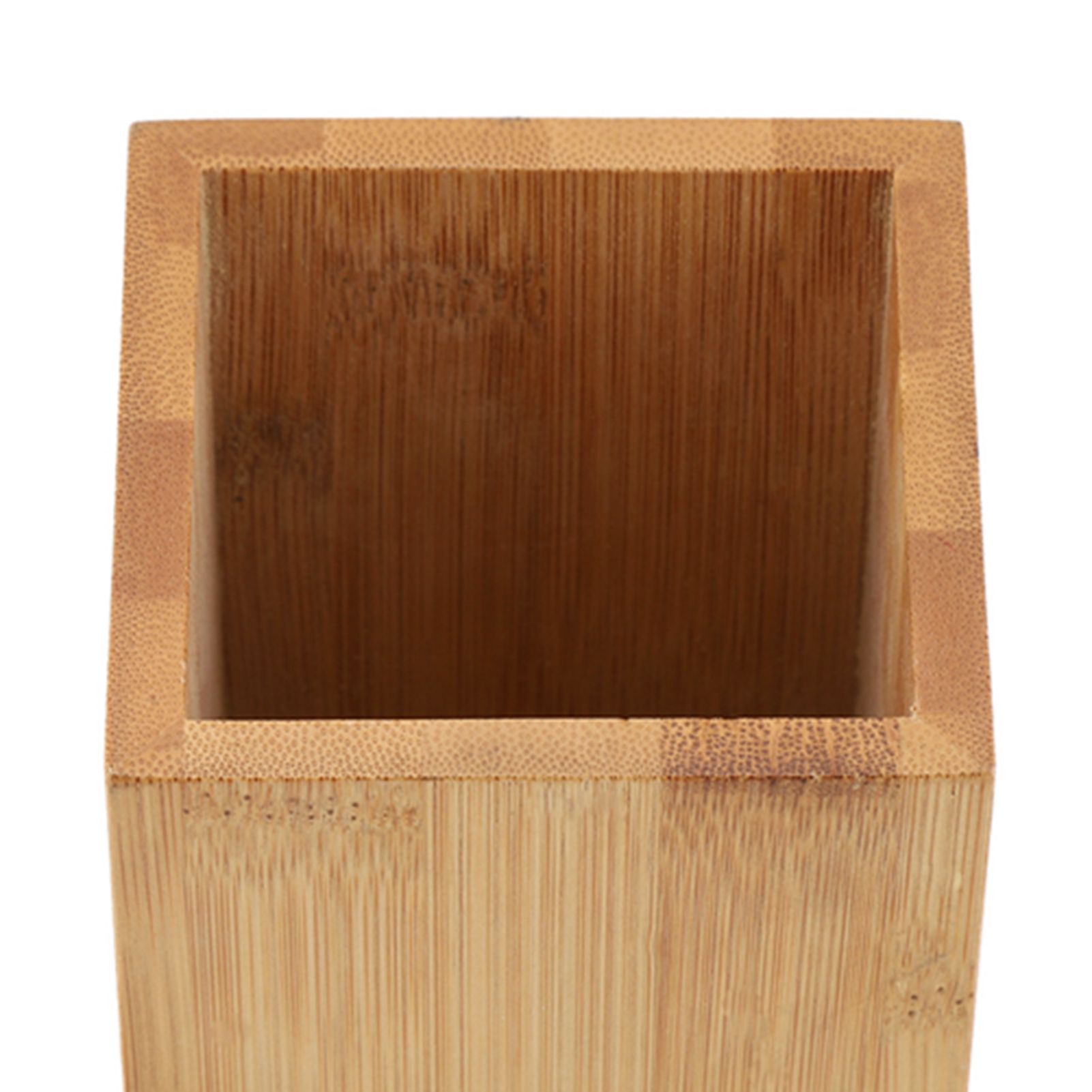 Bamboo Pen Holder Office School Desk Pencils Storage Organizer Stand view 14
