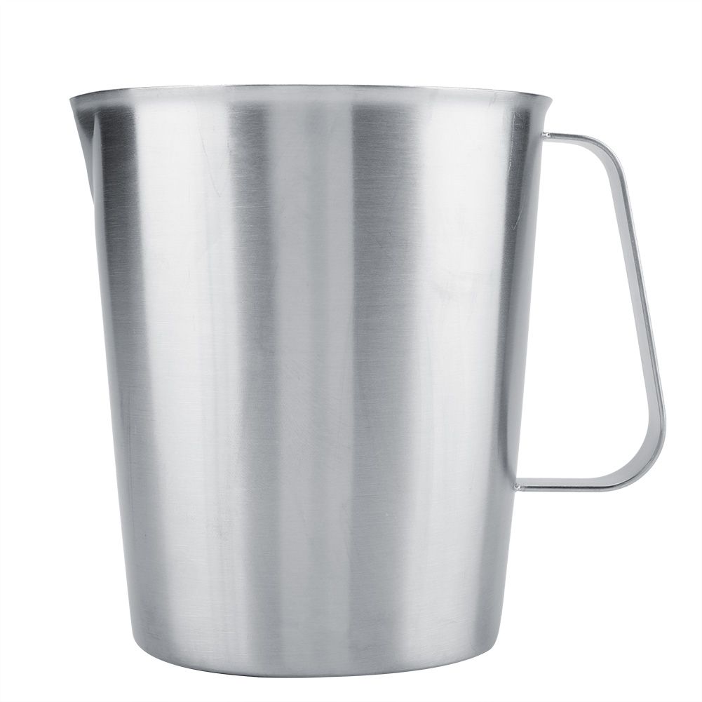 2000ml Large Stainless Steel Measuring Cup Mug Milk Frothing Pitcher Jug for view 5