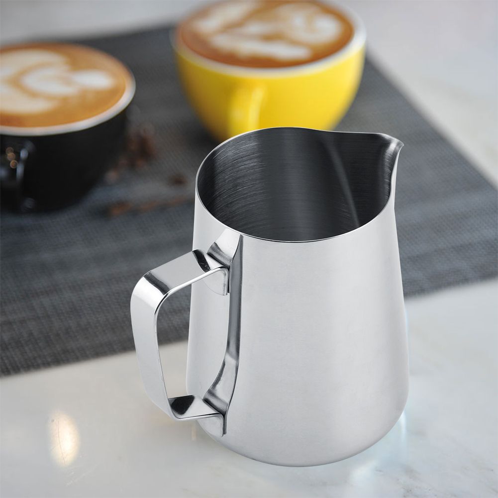 600ml Stainless Steel Measuring Cup Mug Milk Frothing Pitcher Jug for Latte view 3