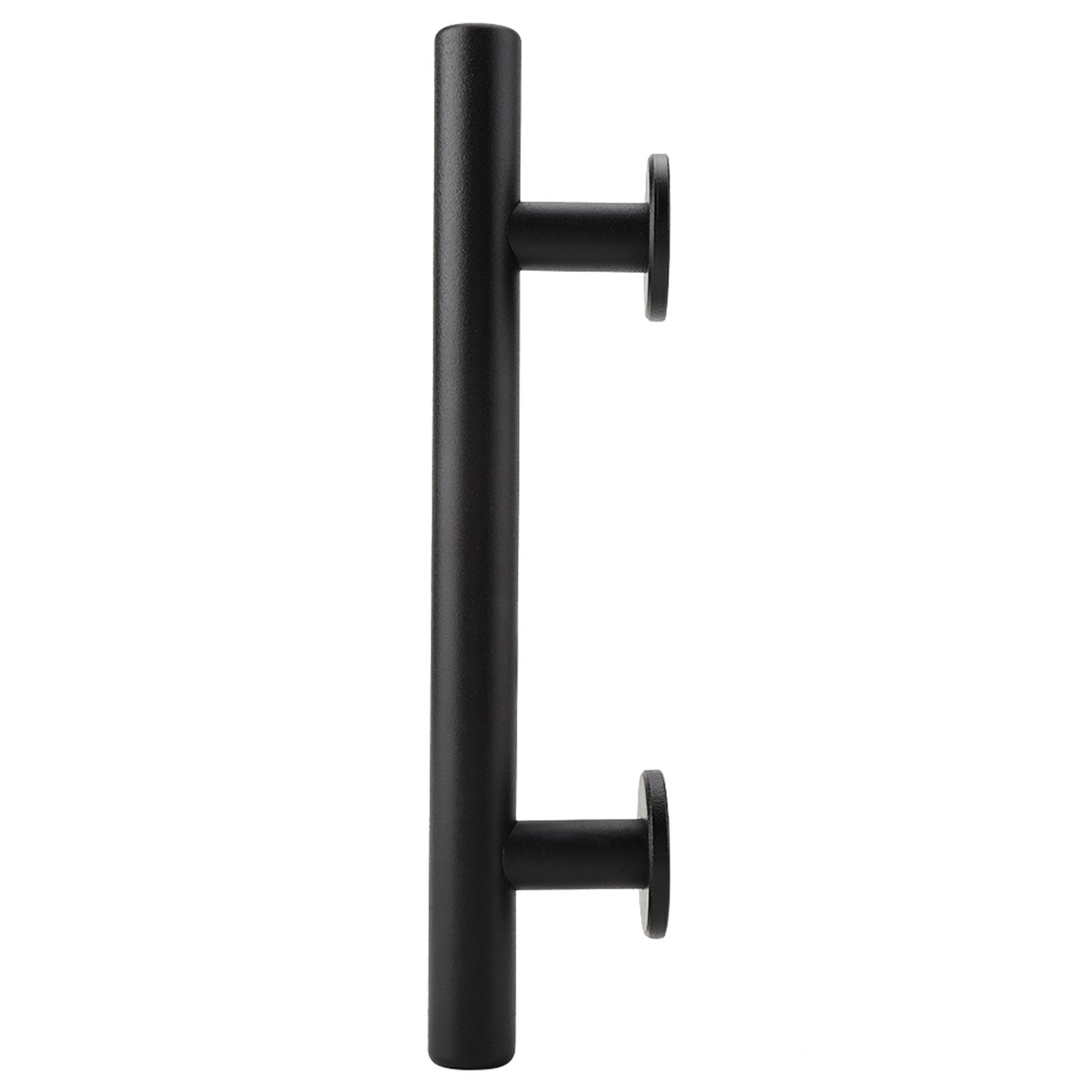 Black Heavy Duty Carbon Steel Sliding Barn Door Closet Pull Handle Wooden Gate view 7