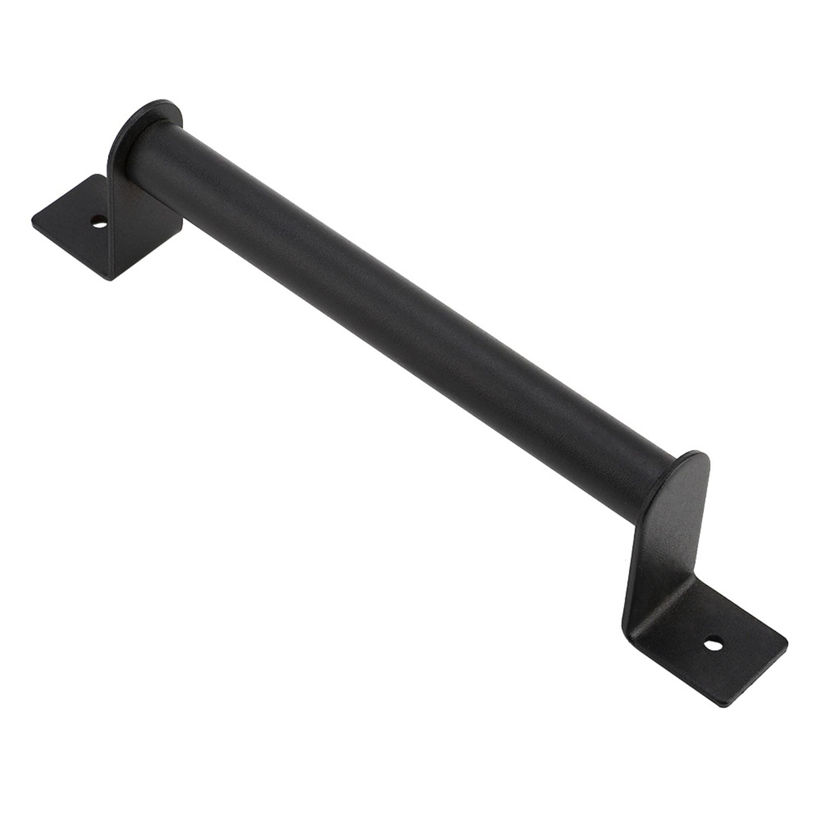 Black Heavy Duty Carbon Steel Pull Handle for Sliding Barn Door Closet Wooden view 3