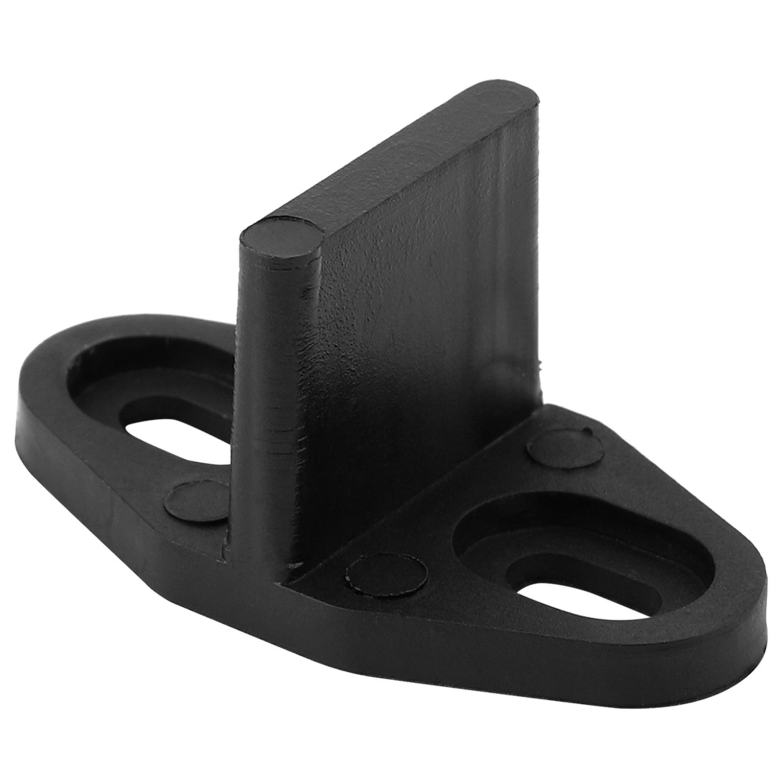 Black Coated Plastic Floor Guide for Sliding Barn Door Bottom Gate Hardware view 4