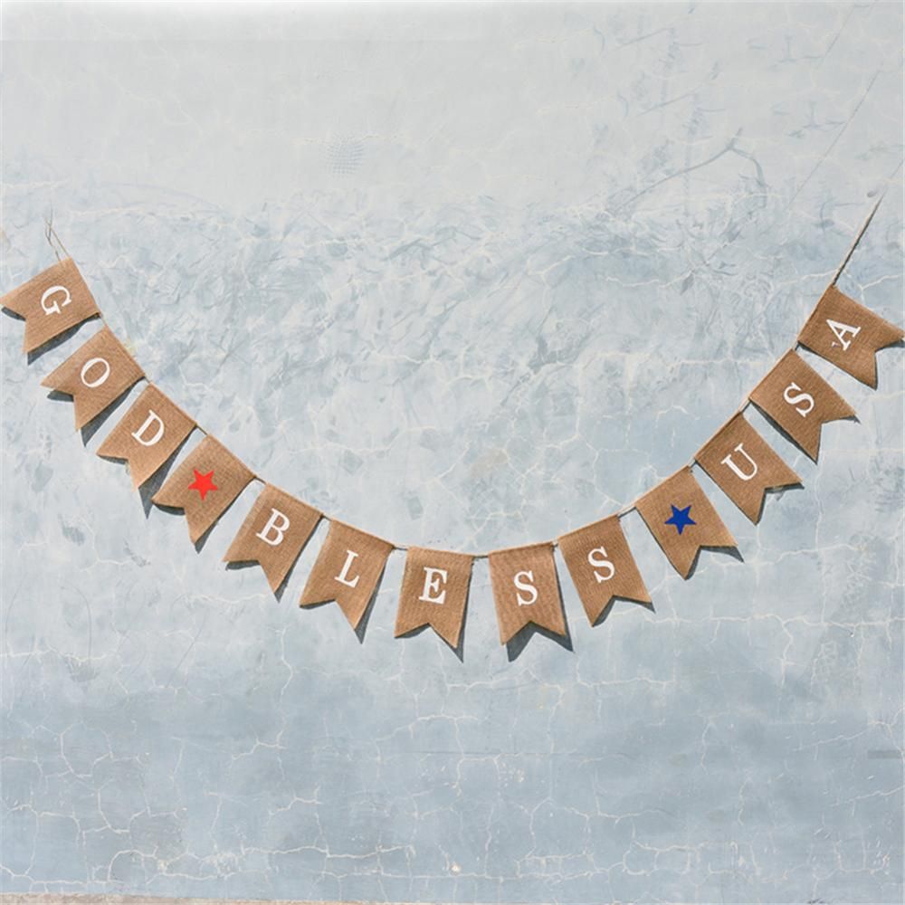 13pcs Set Fashionable Cloth Forked Tail shaped Banner for Party Decoration view 3