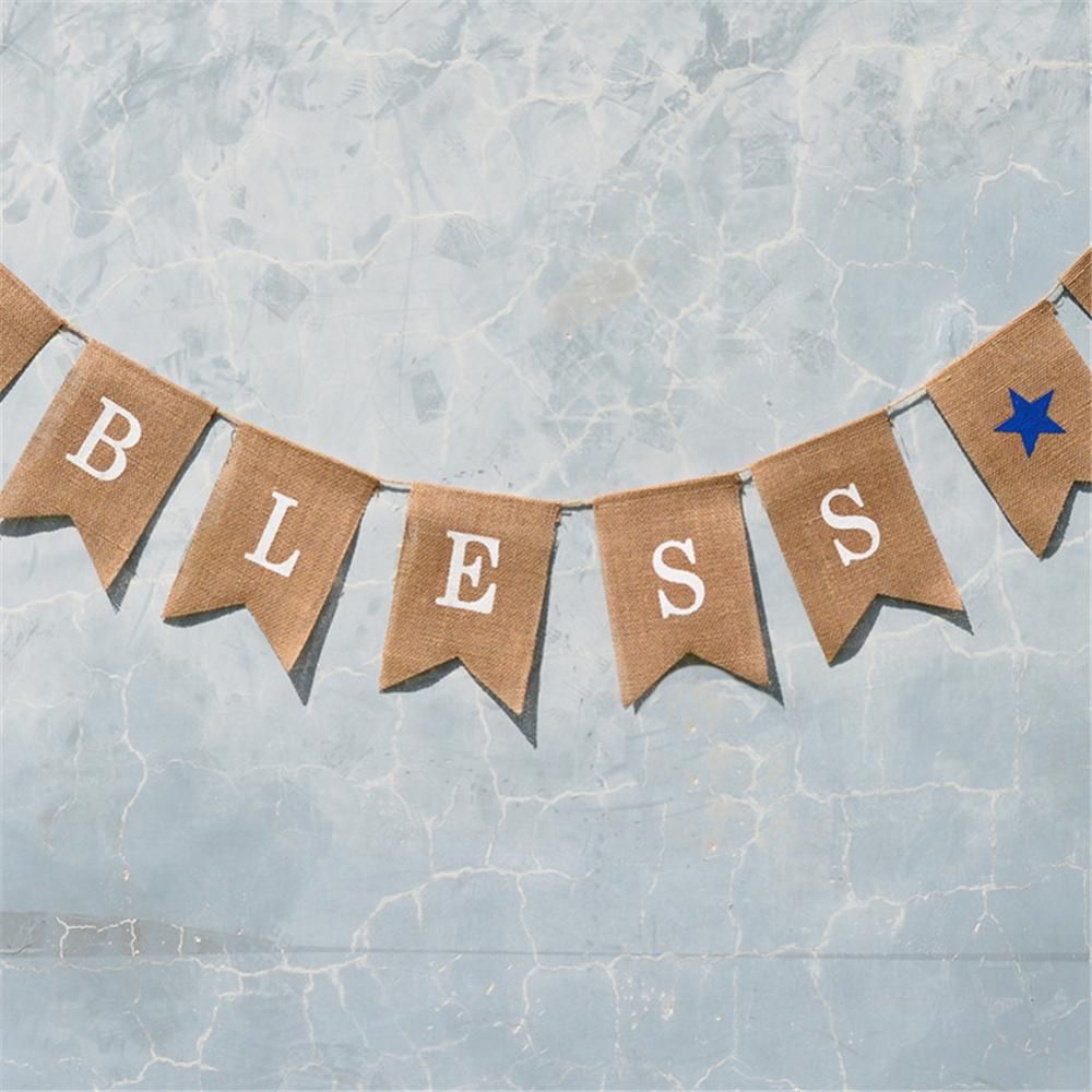 13pcs Set Fashionable Cloth Forked Tail shaped Banner for Party Decoration view 4