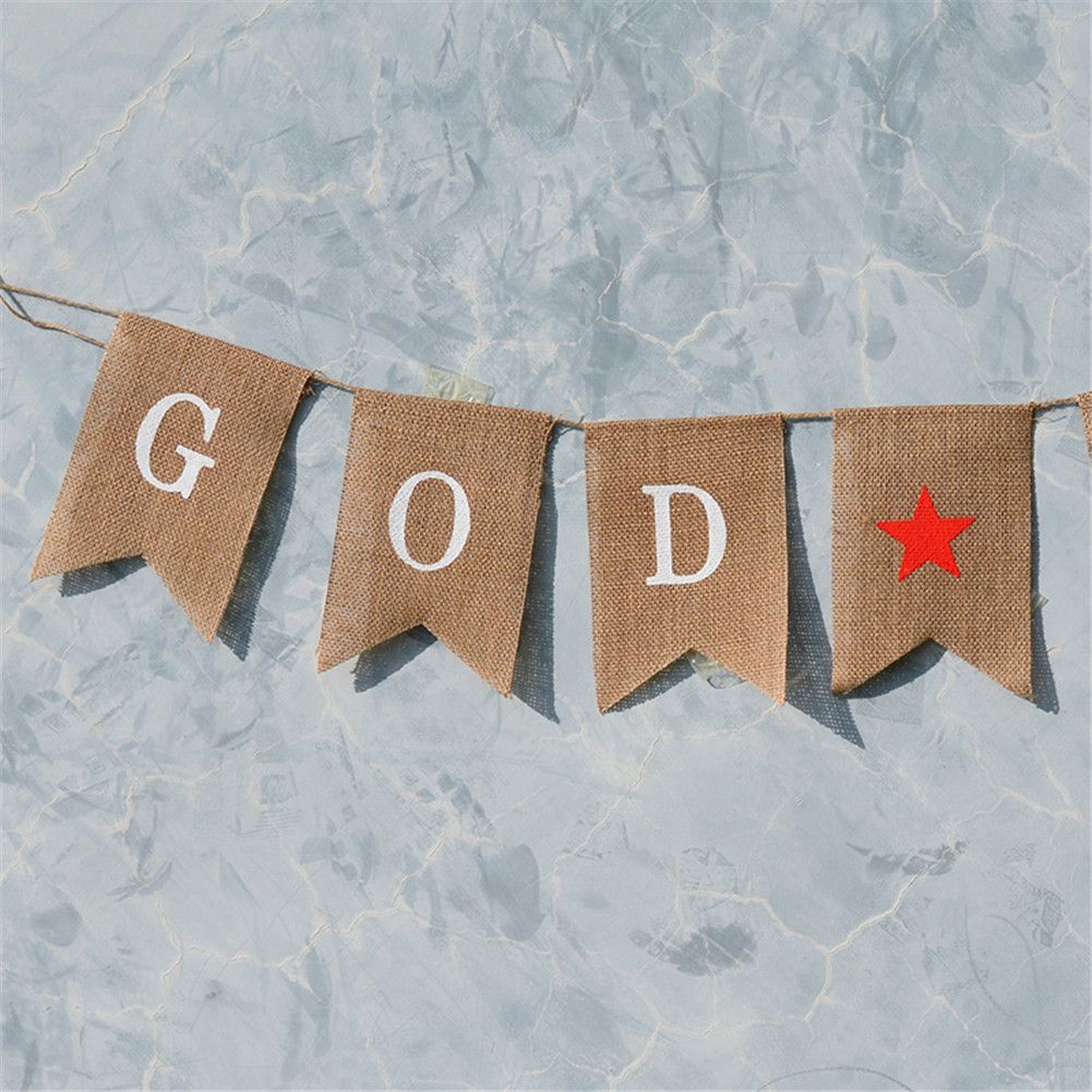 13pcs Set Fashionable Cloth Forked Tail shaped Banner for Party Decoration view 5