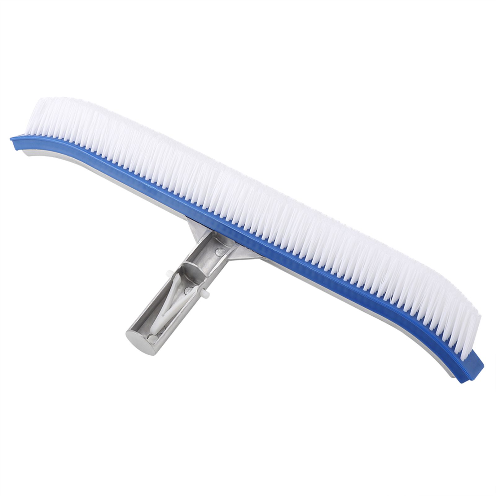 18in Swimming Pool Wall Brush Cleaning Tools Aluminum Handle for Pond Spa Hot