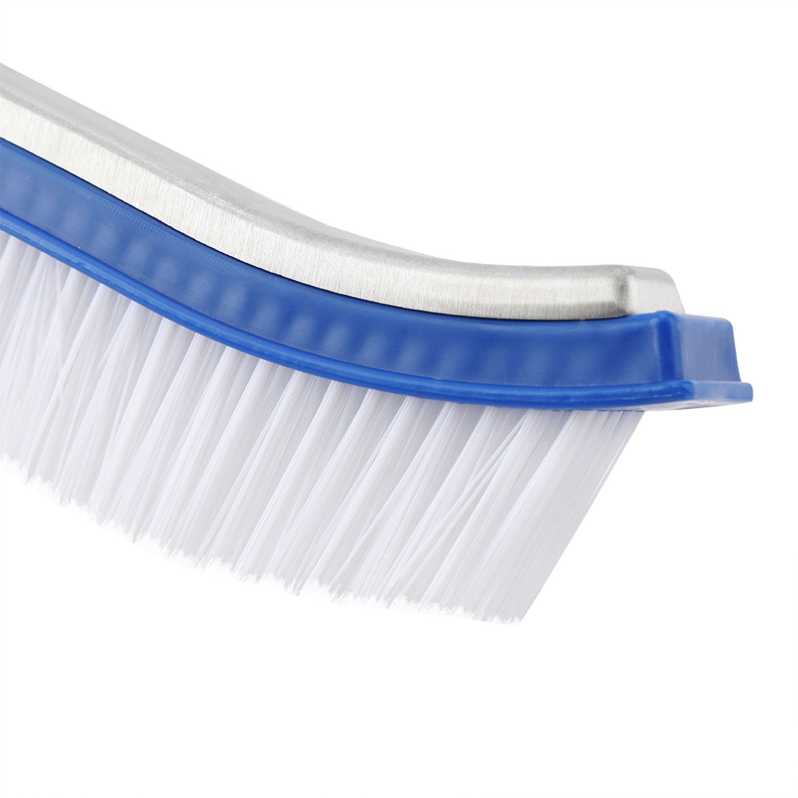 18in Swimming Pool Wall Brush Cleaning Tools Aluminum Handle for Pond Spa Hot view 13