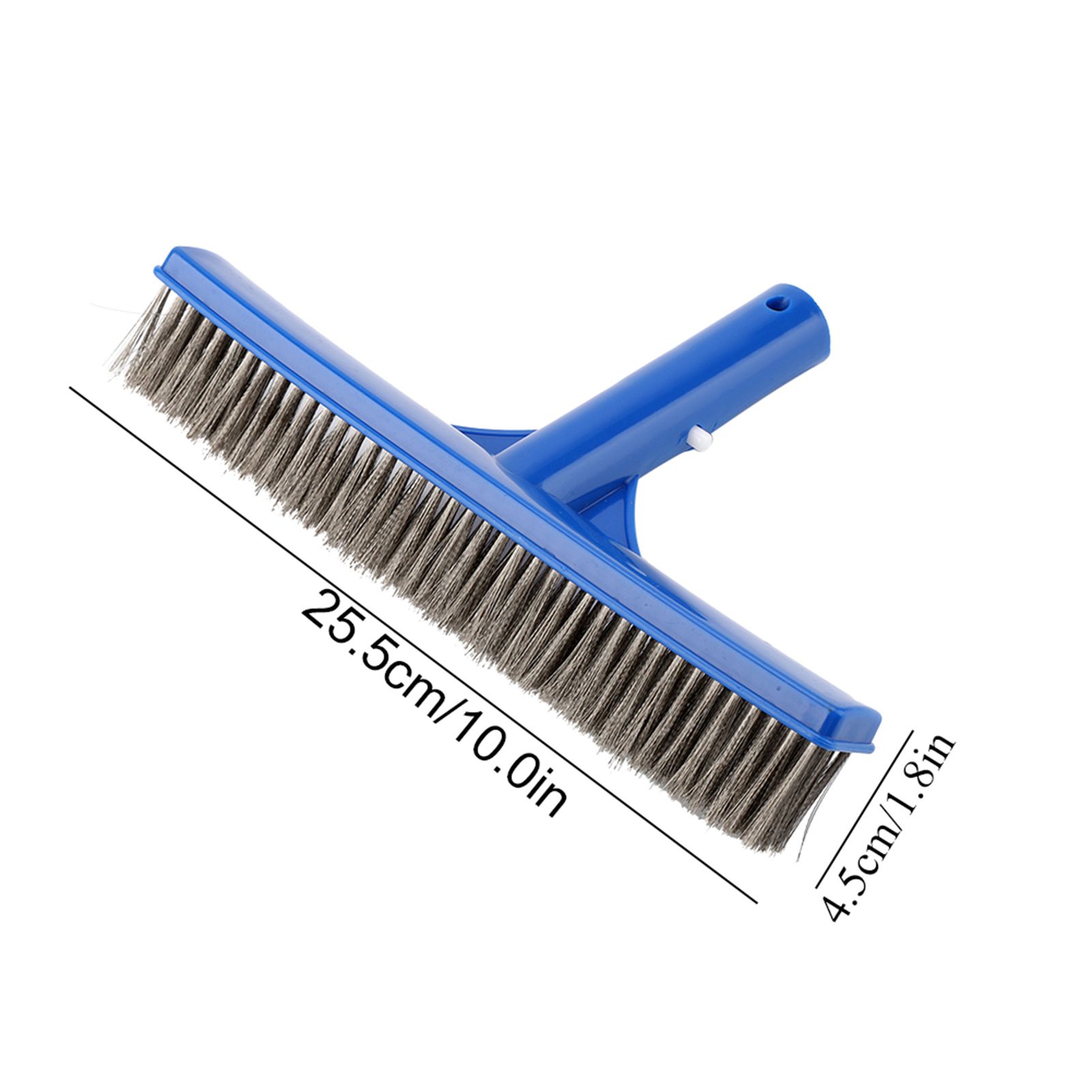 10in Swimming Pool Steel Brush Bottom Walls Cleaning Supplies for Pond Spa Hot view 12