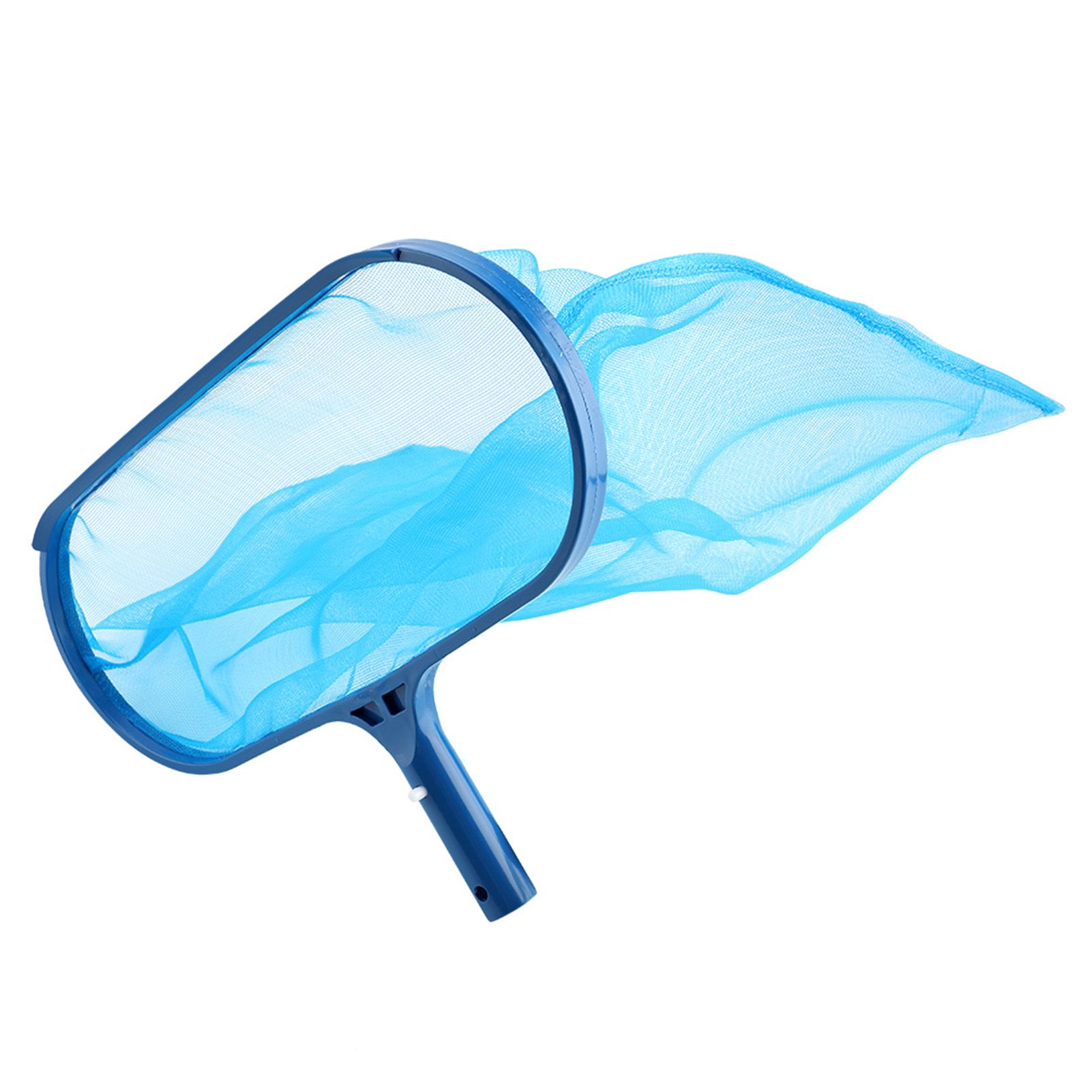 Blue Plastic Leaf Skimmer Fine Mesh Net Deep Bag Swimming Pool Pond Tub view 4