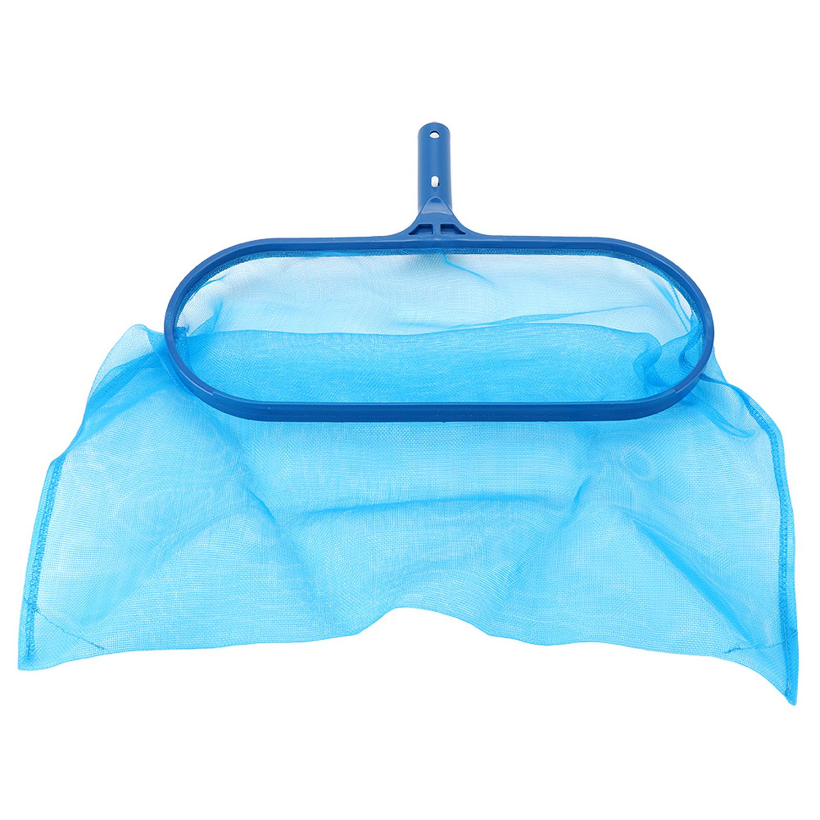 Blue Plastic Leaf Skimmer Fine Mesh Net Deep Bag Swimming Pool Pond Tub view 5
