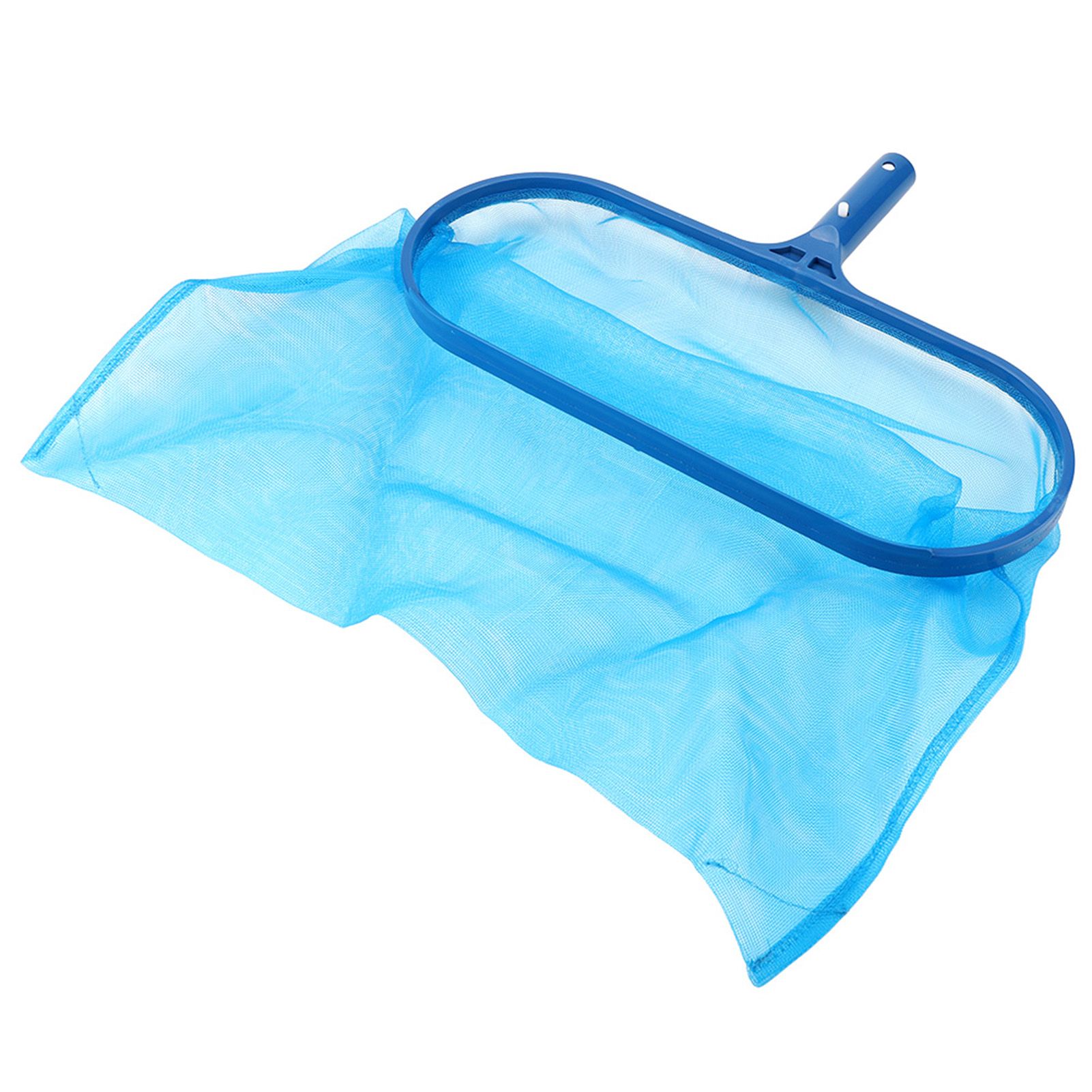 Blue Plastic Leaf Skimmer Fine Mesh Net Deep Bag Swimming Pool Pond Tub view 6