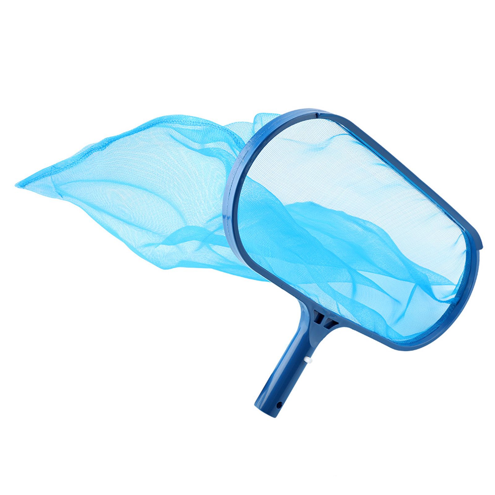 Blue Plastic Leaf Skimmer Fine Mesh Net Deep Bag Swimming Pool Pond Tub view 7
