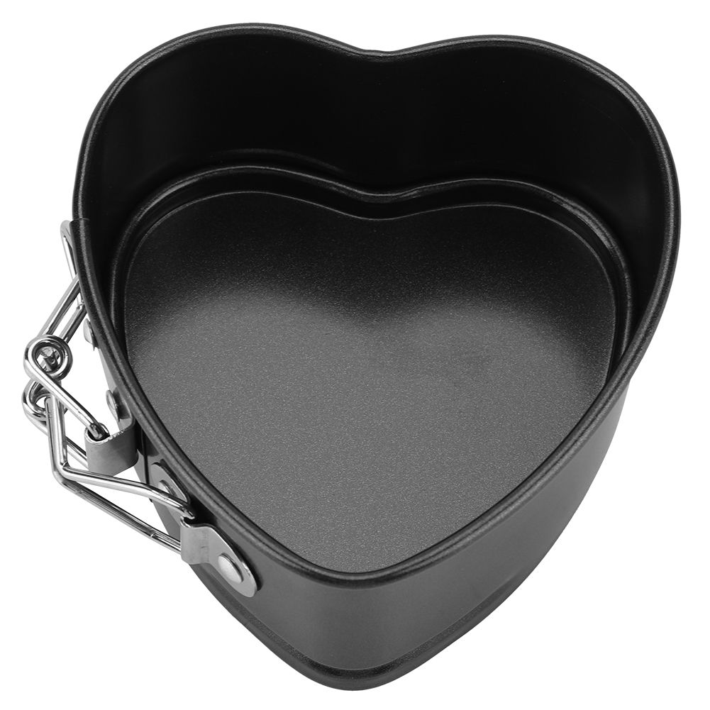 Carbon Steel Cake Mold with Removable Pan Tray Heart Shaped Baking Mould view 5