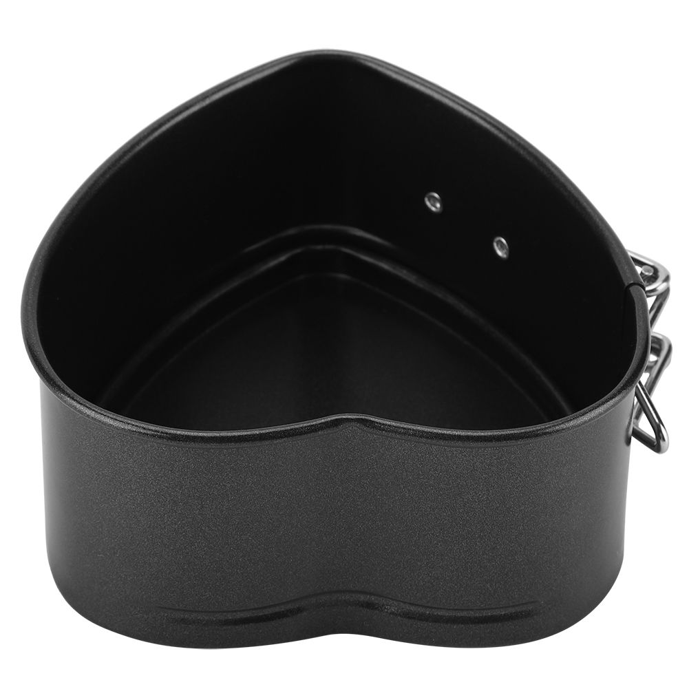 Carbon Steel Cake Mold with Removable Pan Tray Heart Shaped Baking Mould view 6