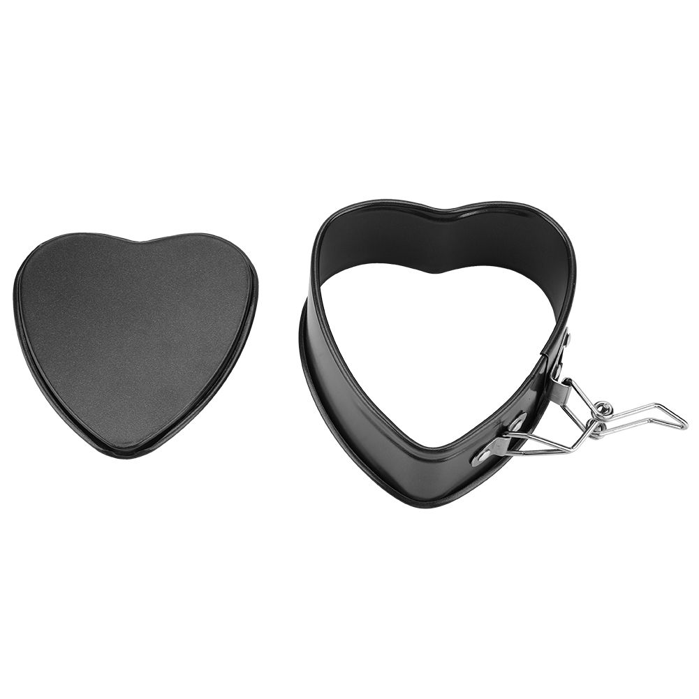 Carbon Steel Cake Mold with Removable Pan Tray Heart Shaped Baking Mould view 8