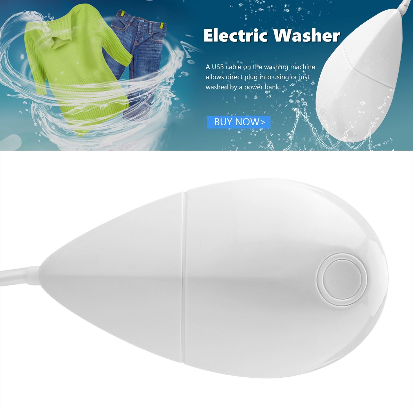Portable Mini USB Ultrasonic Washing Machine Automatic Washer Laundry view 15
