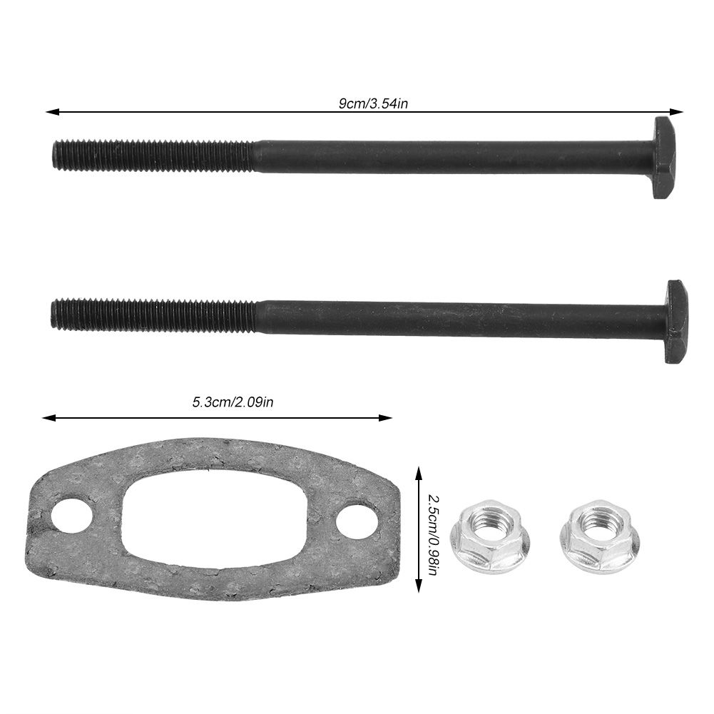 Muffler Gasket Nut Bolt Kit for Husqvarna 50 Special, 51 55 for Rancher Chainsaw view 10