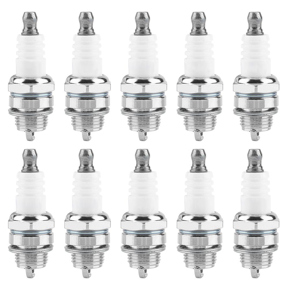 10Pcs Spark Plugs Brush Cutter Trimmer Chain Saw Replacement Accessories view 6
